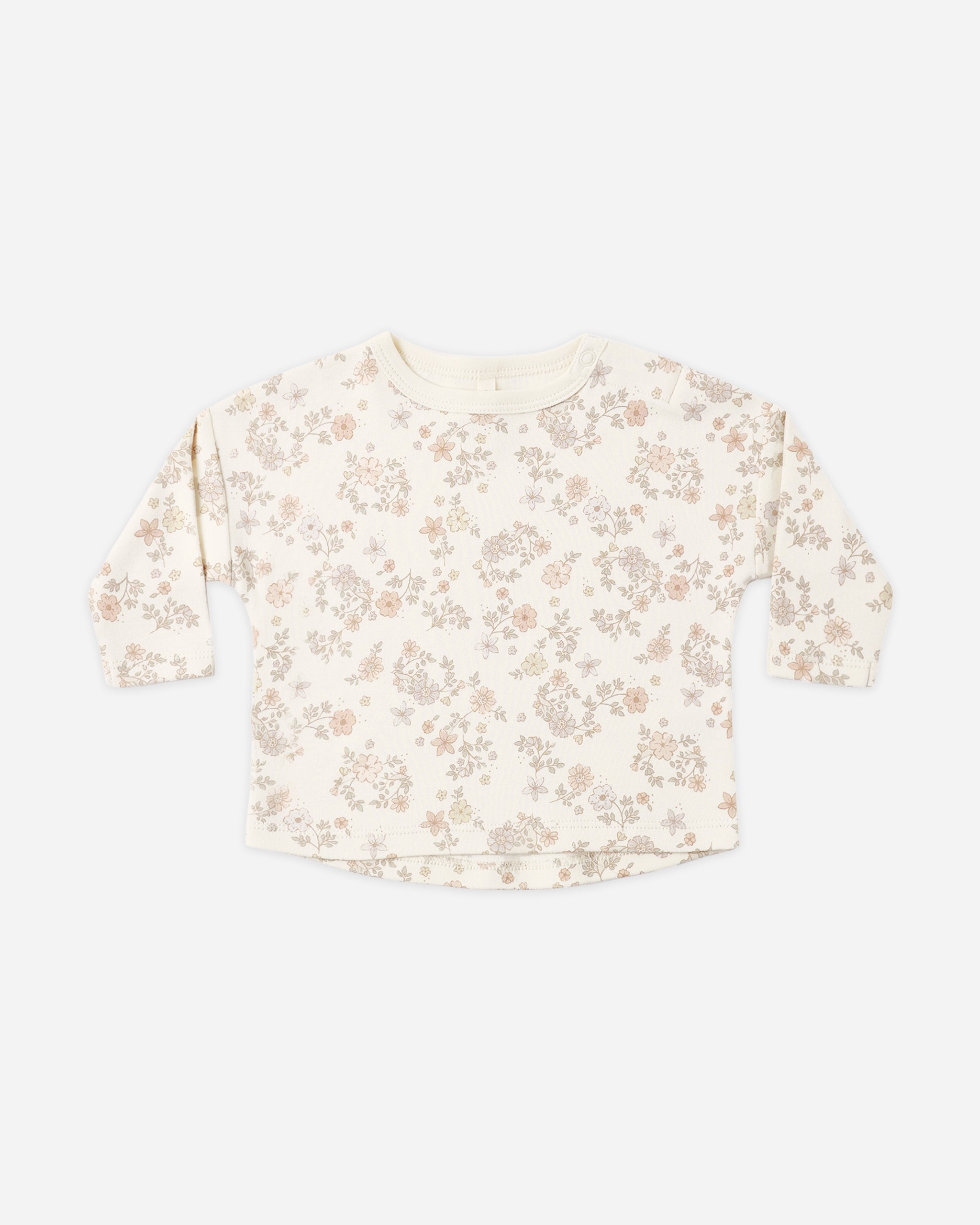 ロングスリーブTシャツ フローラルヴァイン