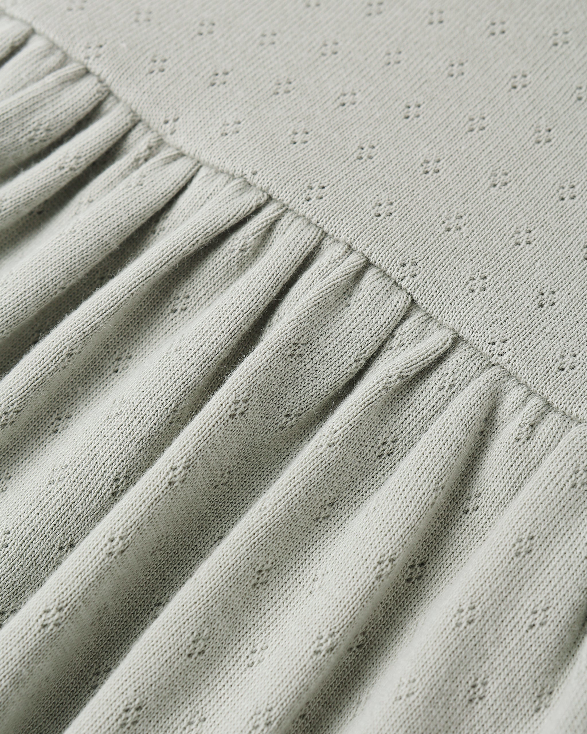 Rylee + Cru ライリーアンドクルー ベビー服 子供服 ポインテールスカートボディスーツ　セージ