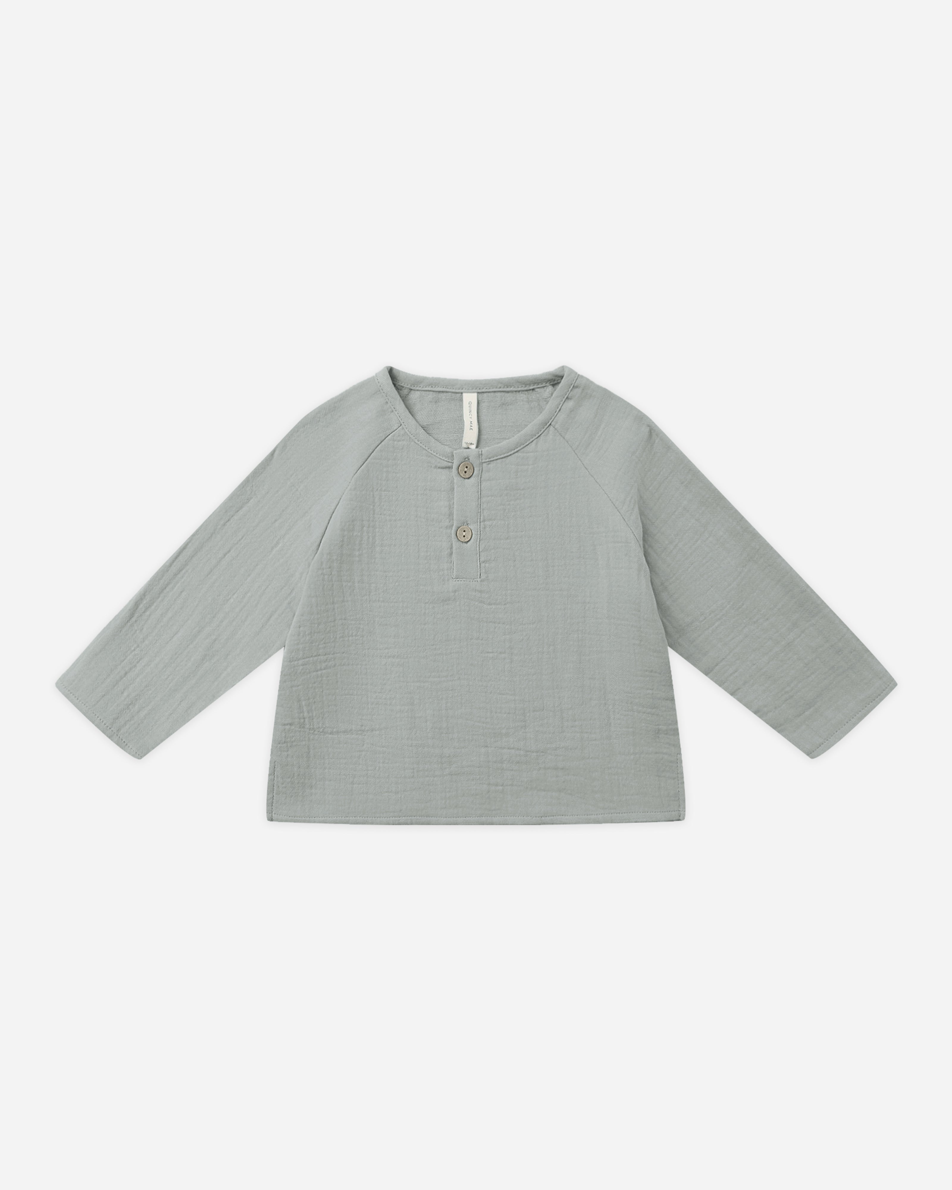 Rylee + Cru ライリーアンドクルー ベビー服 子供服  ザイオンシャツ　スチールブルー