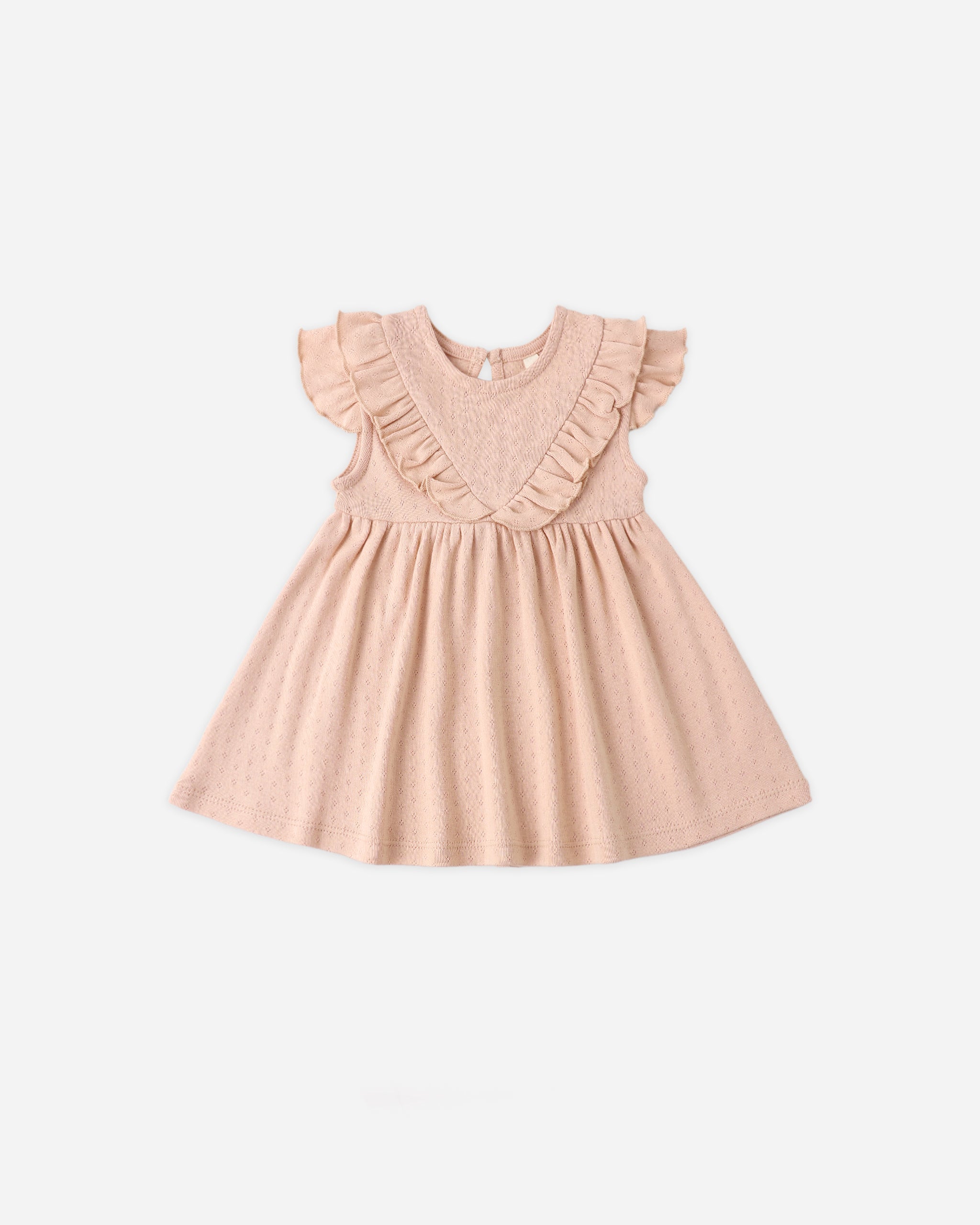 Rylee + Cru ライリーアンドクルー ベビー服 子供服 スリーブレスラッフルVネックワンピース　メロン