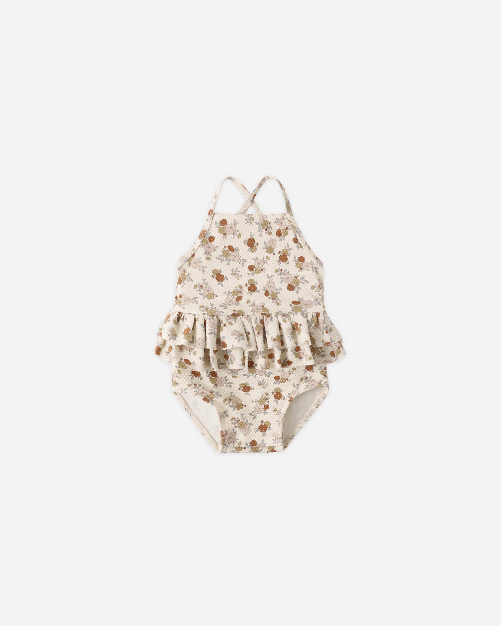 Rylee + Cru ライリーアンドクルー ベビー服 子供服 ラッフルワンピーススイムスーツ　ブルーム