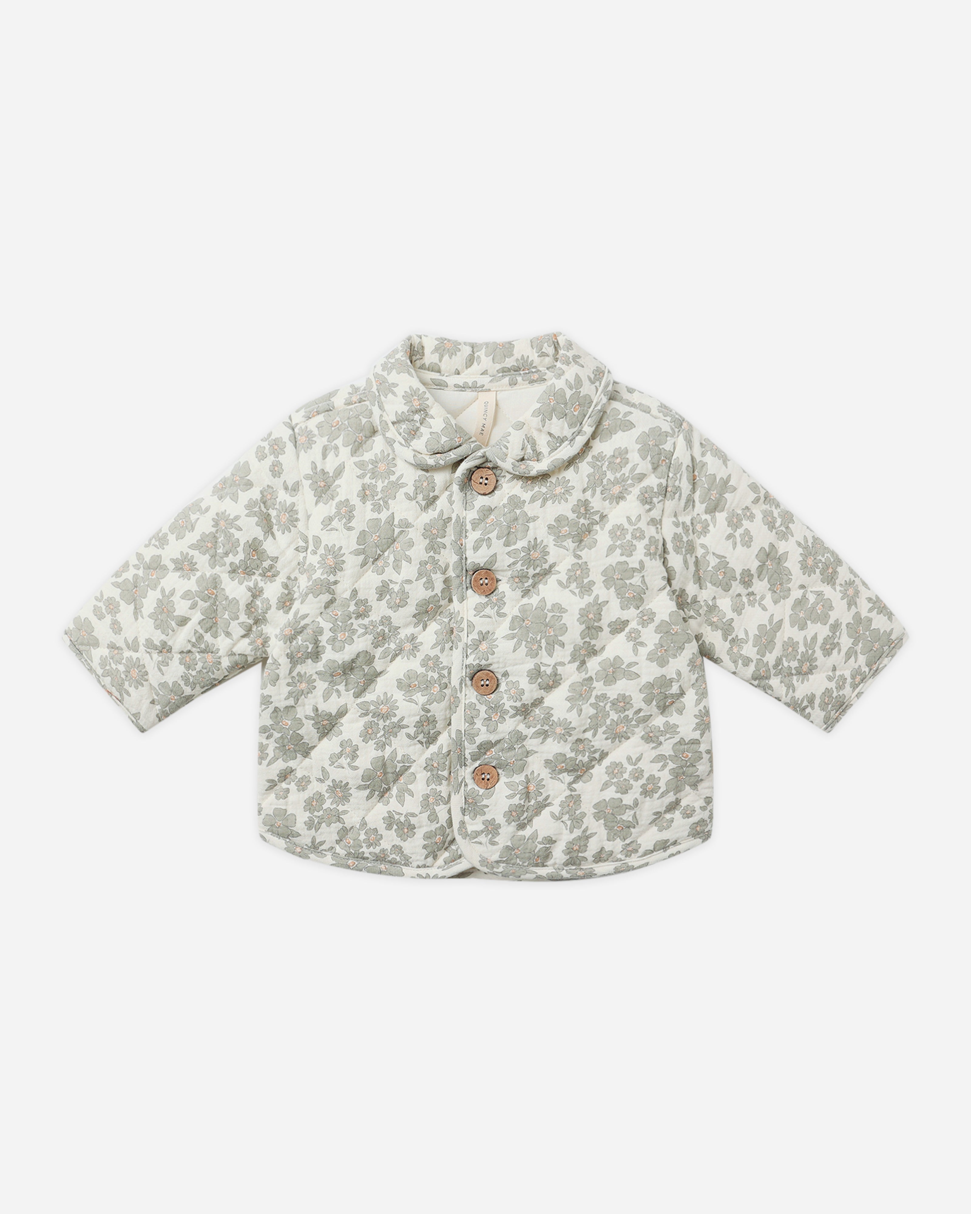 Rylee + Cru ライリーアンドクルー ベビー服 子供服  キルティングジャケット　グリーンフローラル