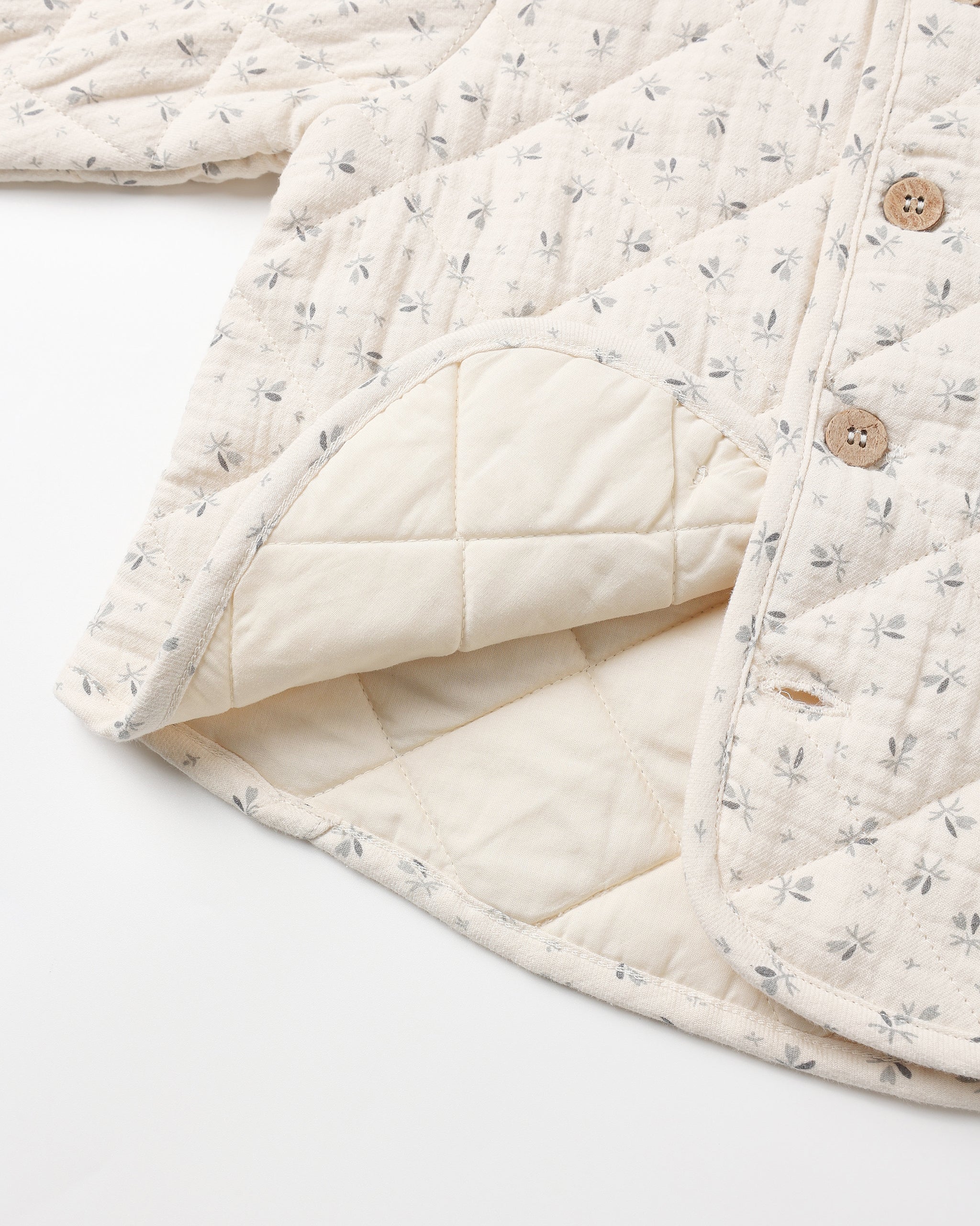 Quilted Jacket || Bluebell – Quincy Mae