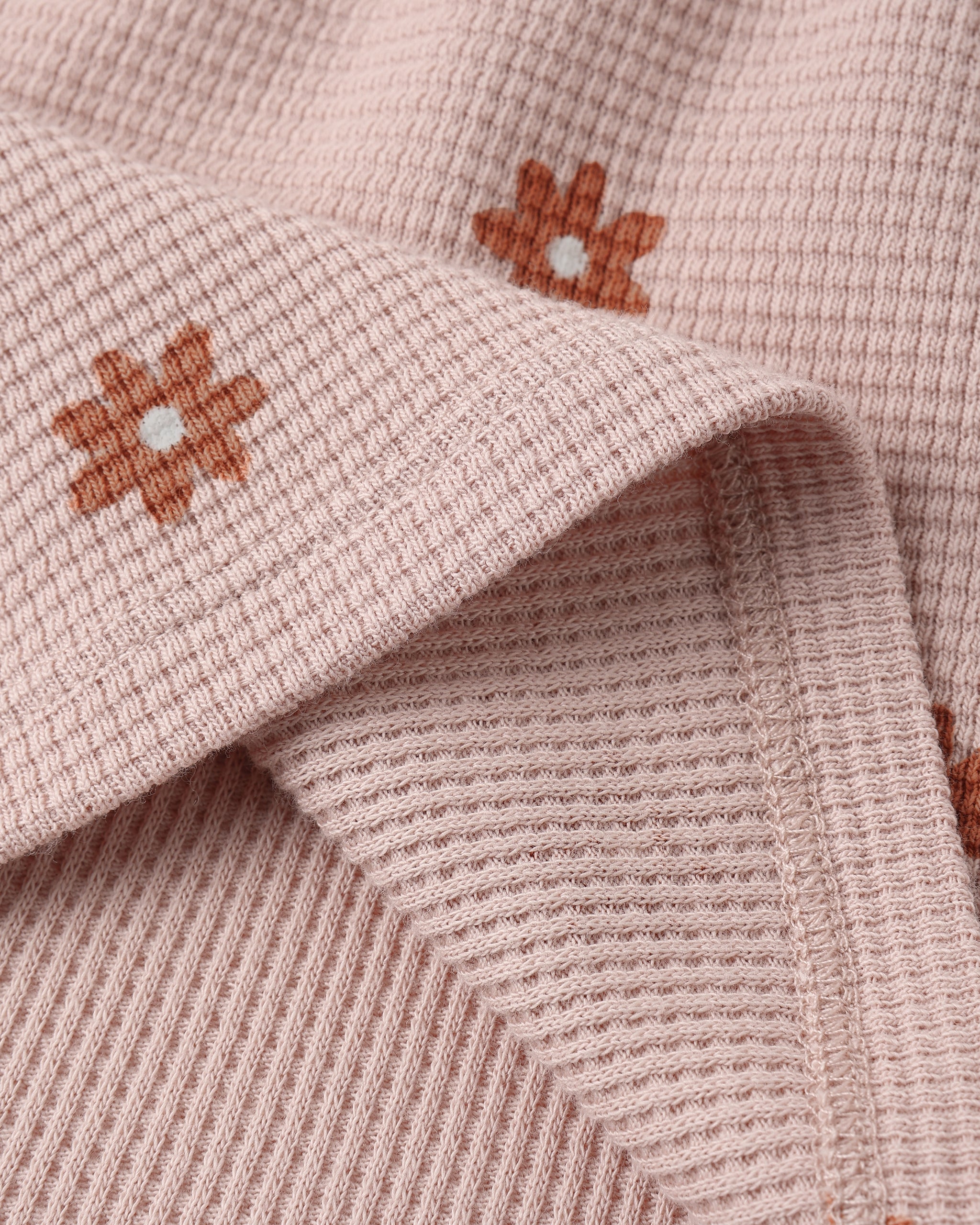 Rylee + Cru ライリーアンドクルー ベビー服 子供服 フラッタースリーブドレス　ピンクデイジー