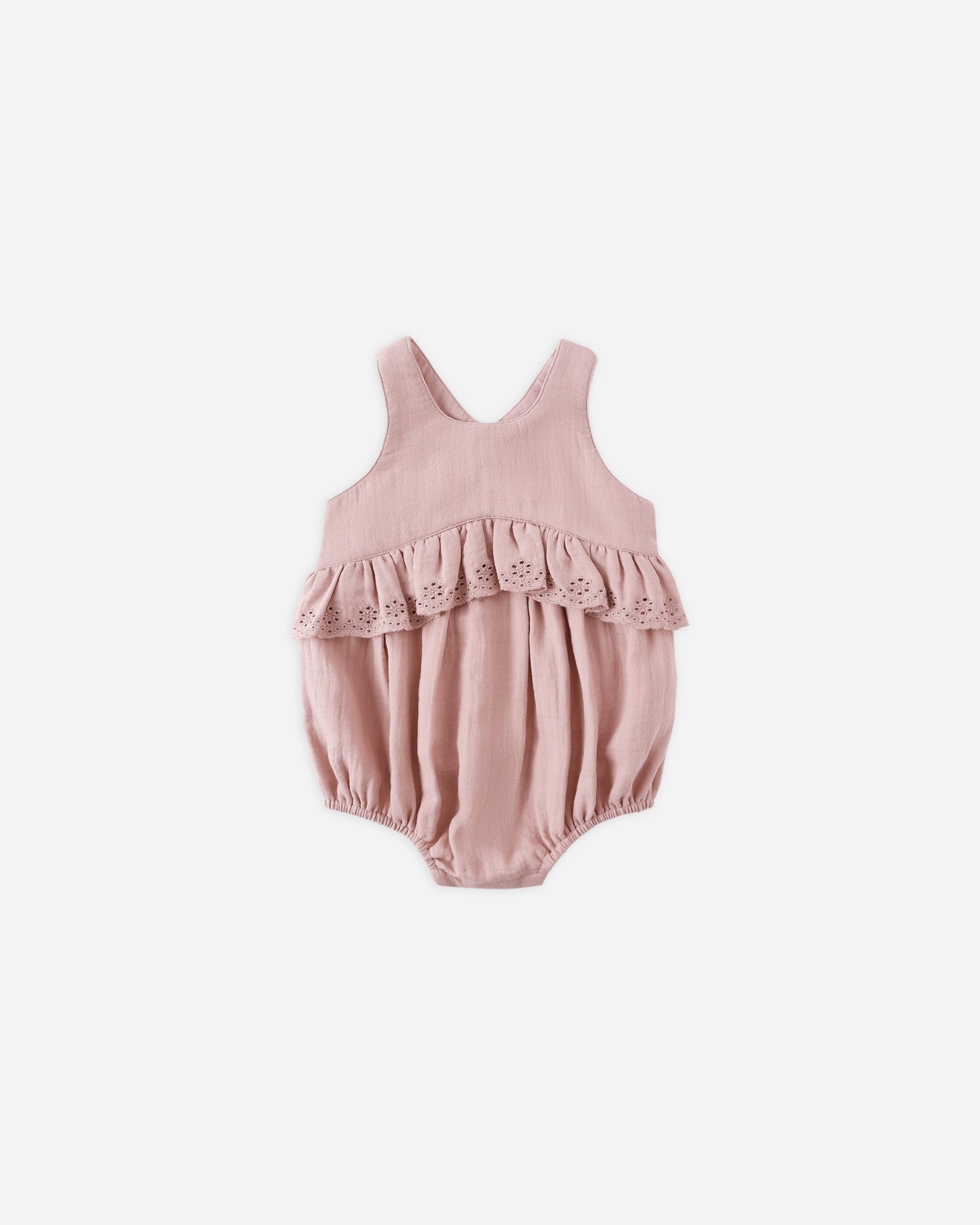 Rylee + Cru ライリーアンドクルー ベビー服 子供服 ペニーロンパース　モーブ