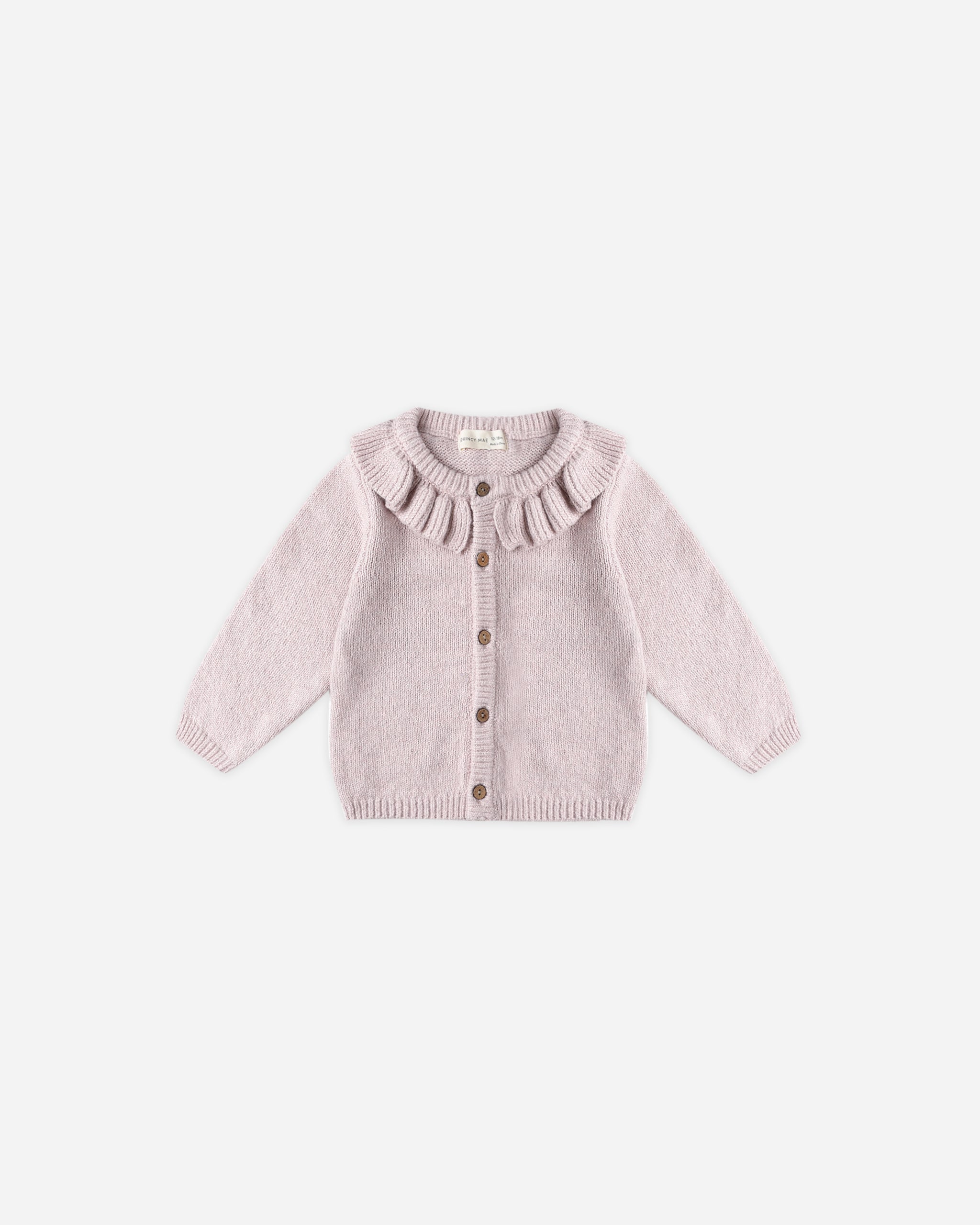 Rylee + Cru ライリーアンドクルー ベビー服 子供服  ラッフルカラーカーディガン　ライラック