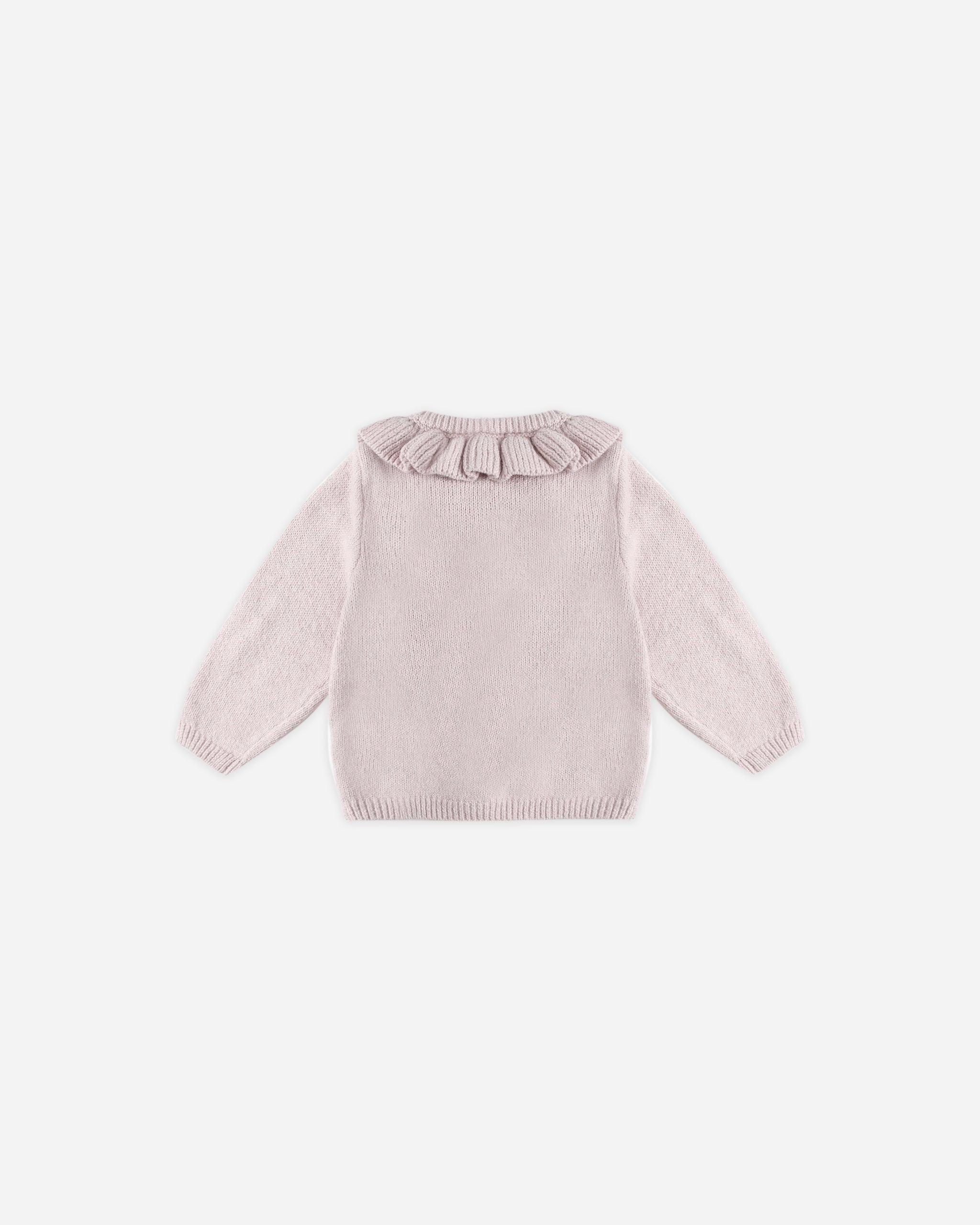 Rylee + Cru ライリーアンドクルー ベビー服 子供服  ラッフルカラーカーディガン　ライラック