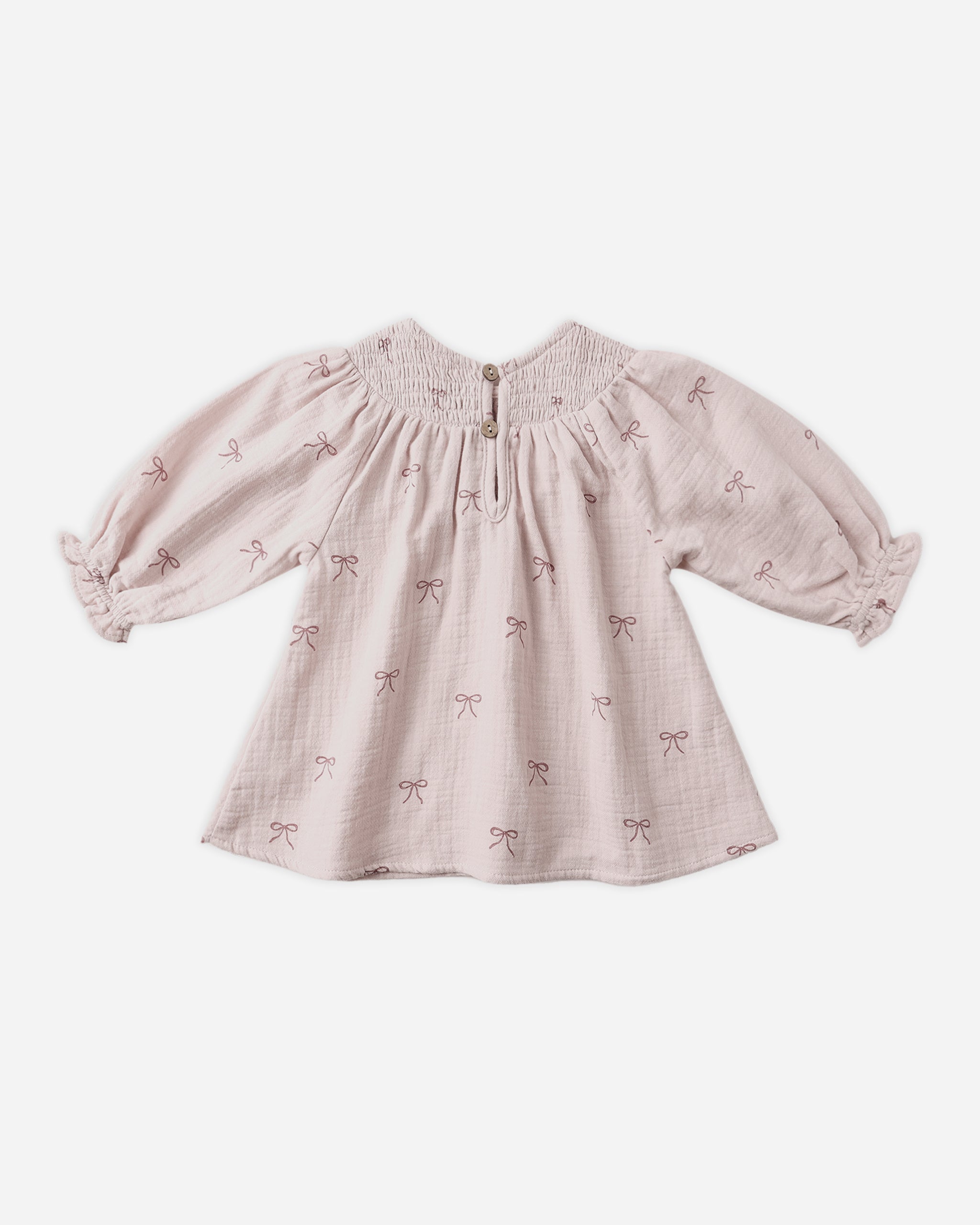 Rylee + Cru ライリーアンドクルー ベビー服 子供服  Vスモックドレス　ボウ