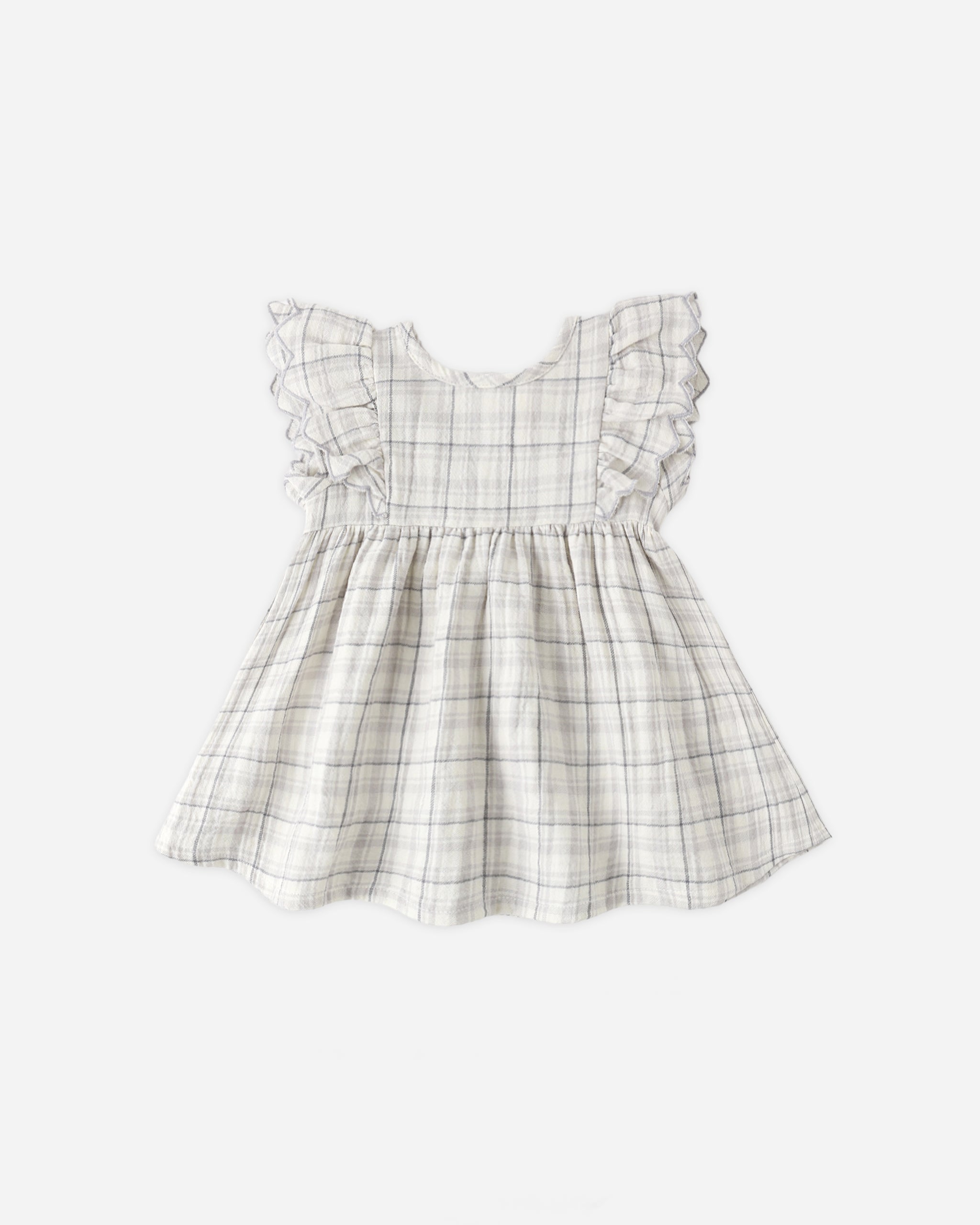 Rylee + Cru ライリーアンドクルー ベビー服 子供服 アリーナドレス　ブルーチェック
