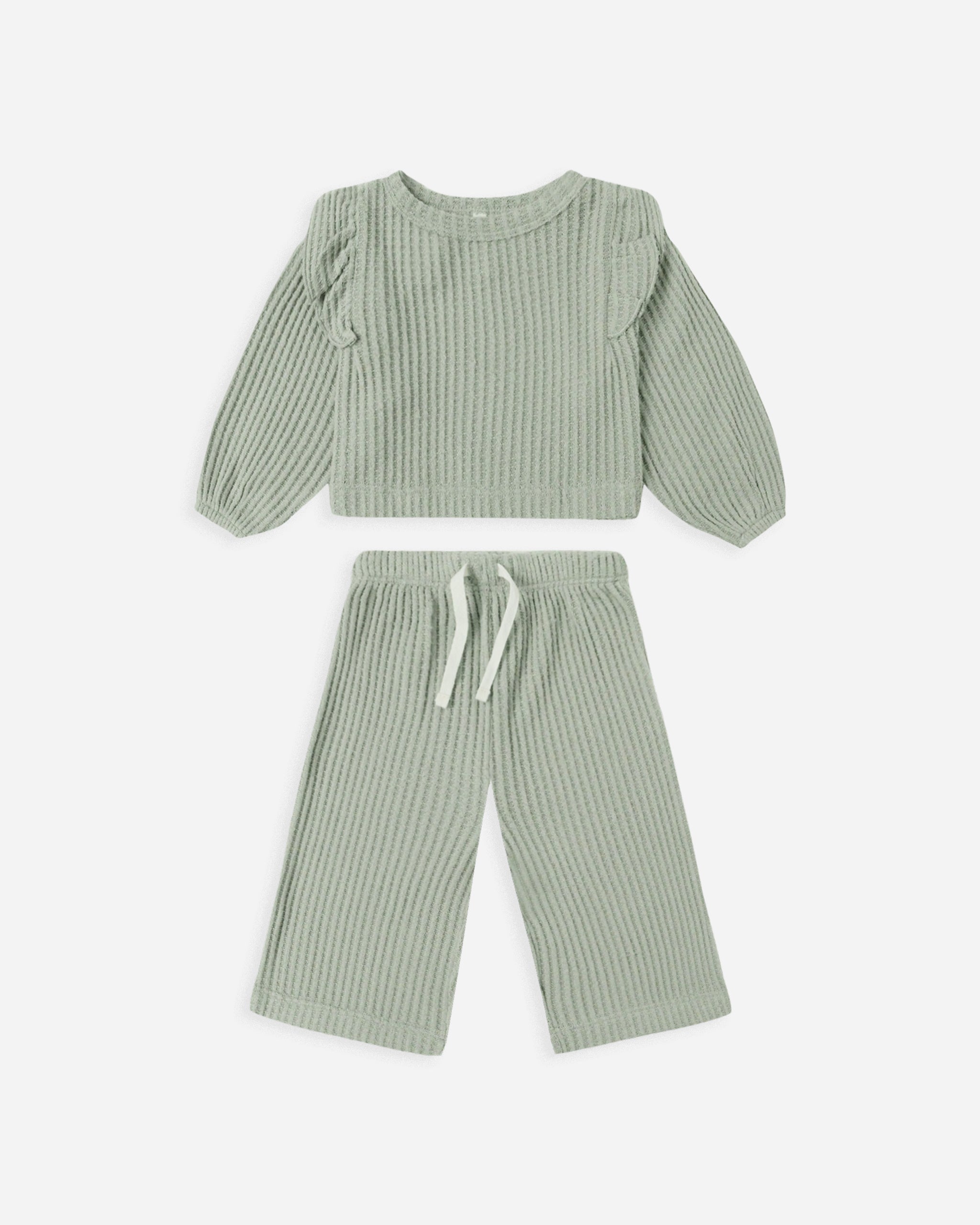 Rylee + Cru ライリーアンドクルー ベビー服 子供服  フリルコージーセット　ファーン