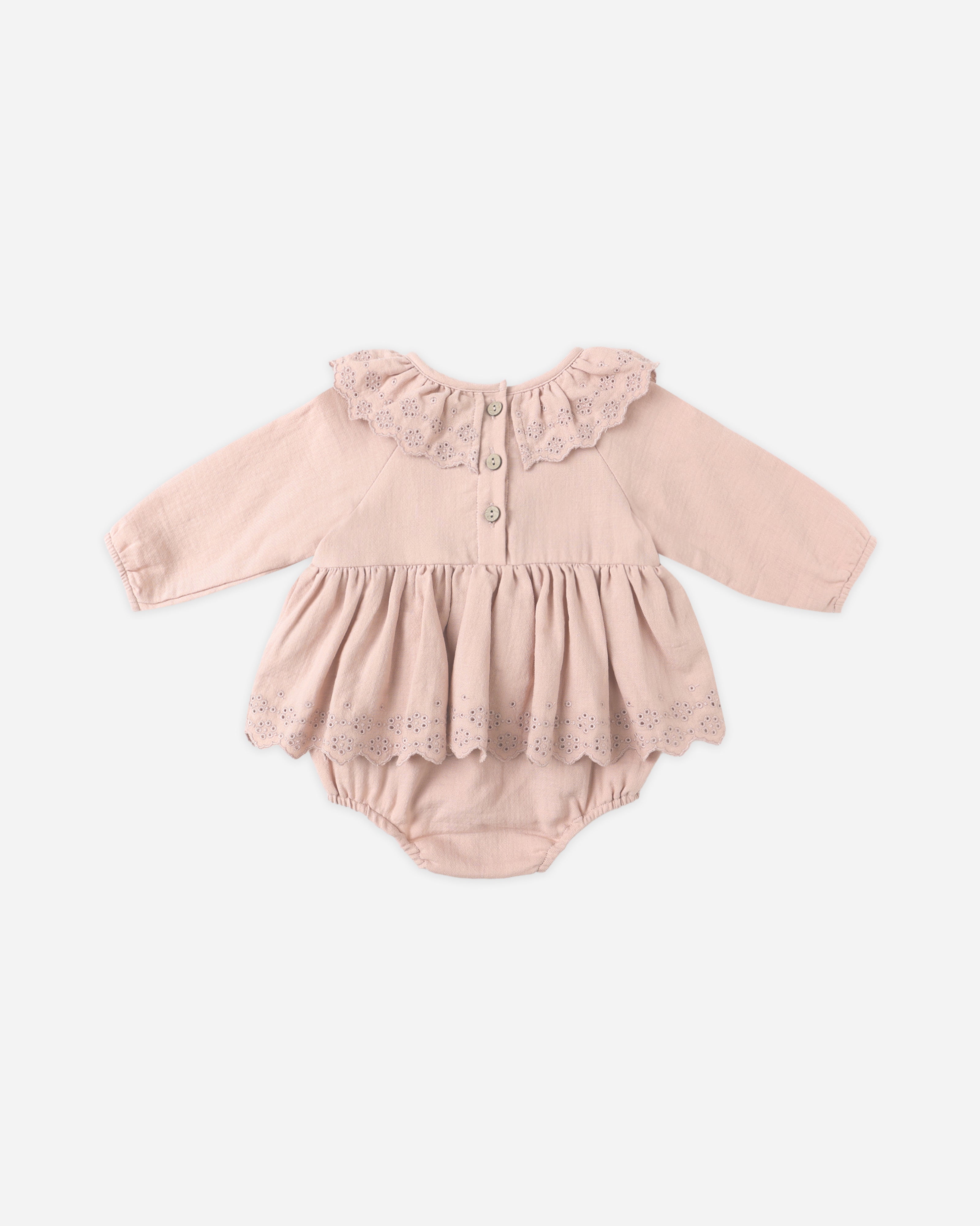 Rylee + Cru ライリーアンドクルー ベビー服 子供服  タリア ロンパース　ローズ