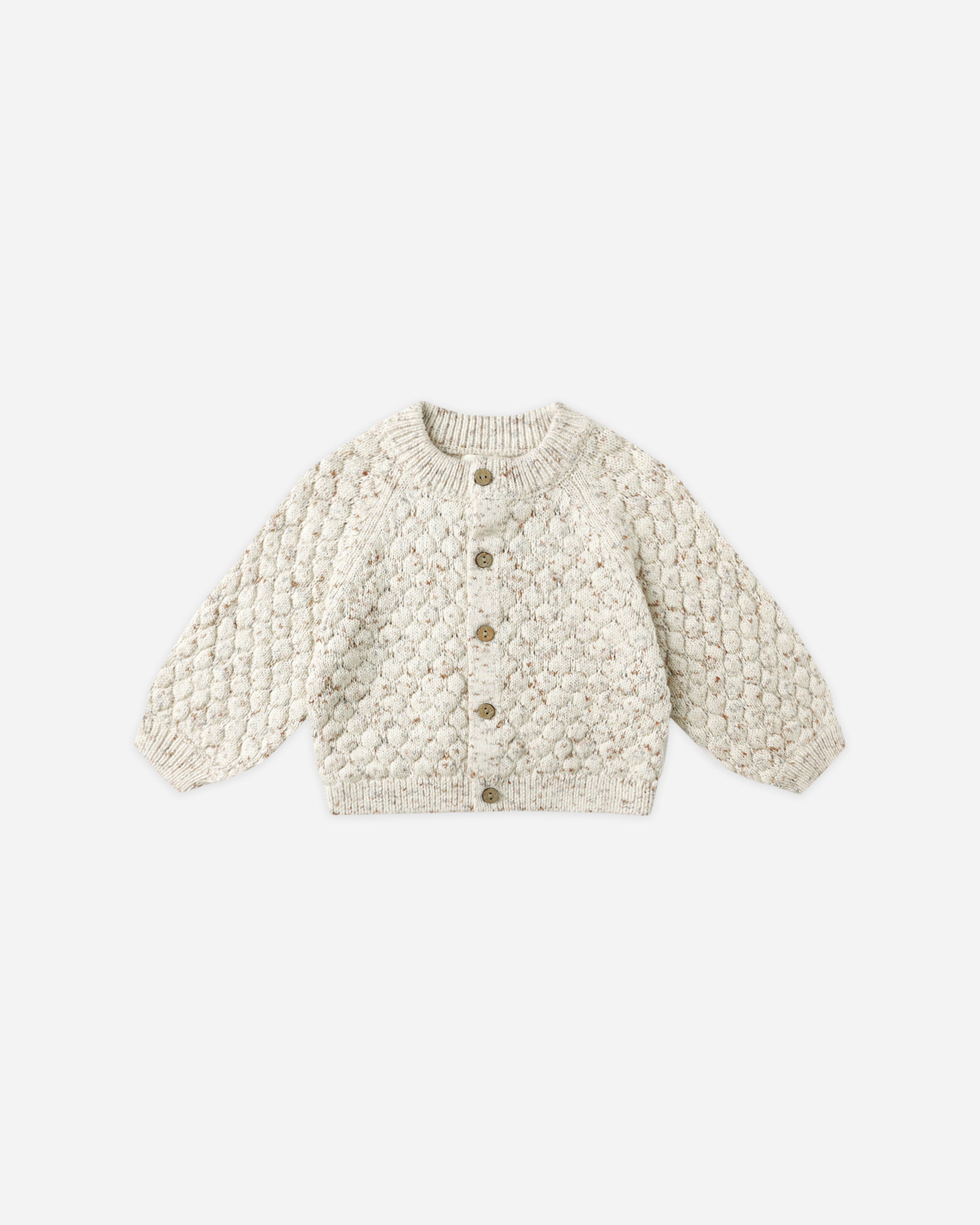 Rylee + Cru ライリーアンドクルー ベビー服 子供服  バブルニットカーディガン　ナチュラルコンフェッティ