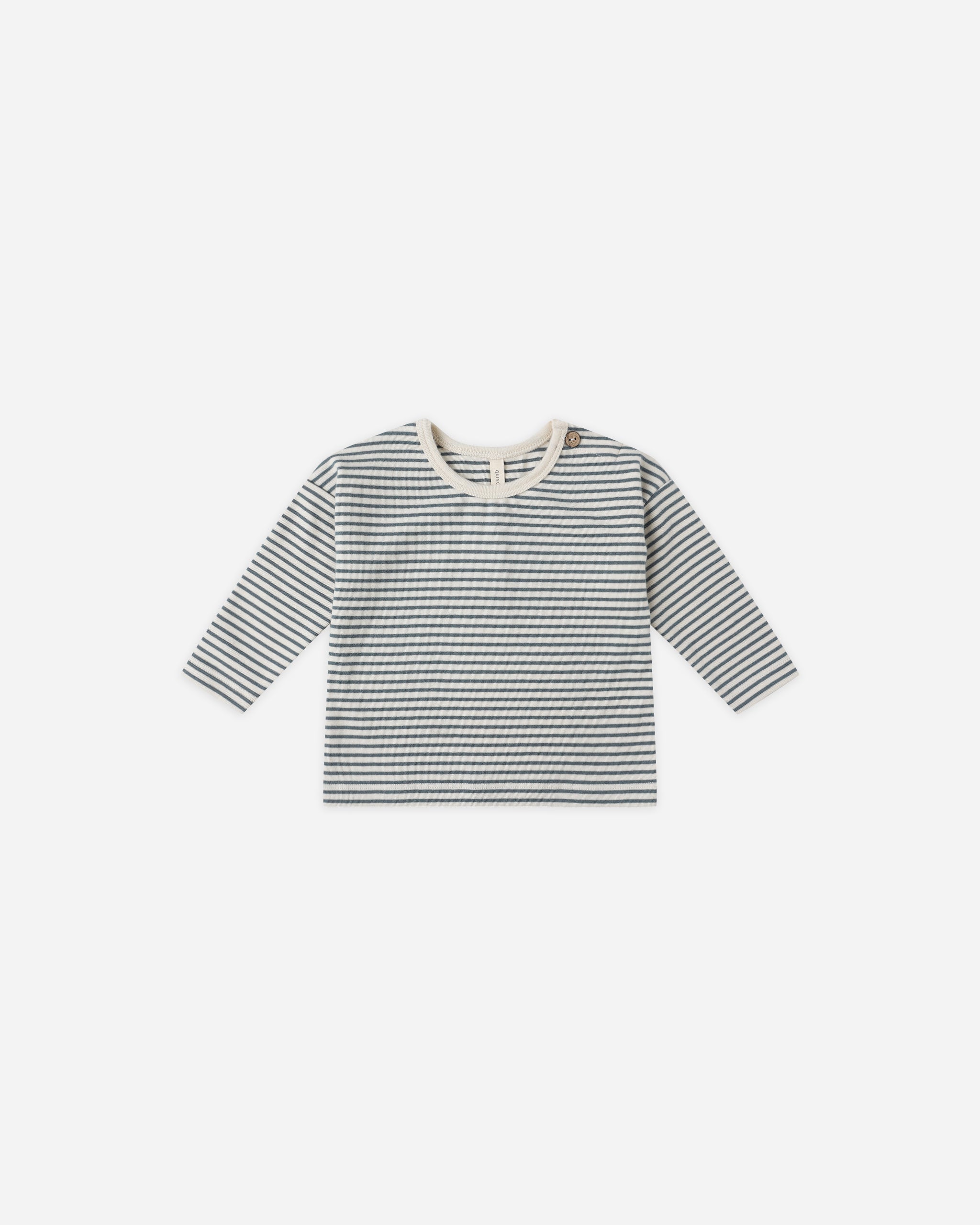 Rylee + Cru ライリーアンドクルー ベビー服 子供服  ロングスリーブティー　オーシャンマイクロストライプ