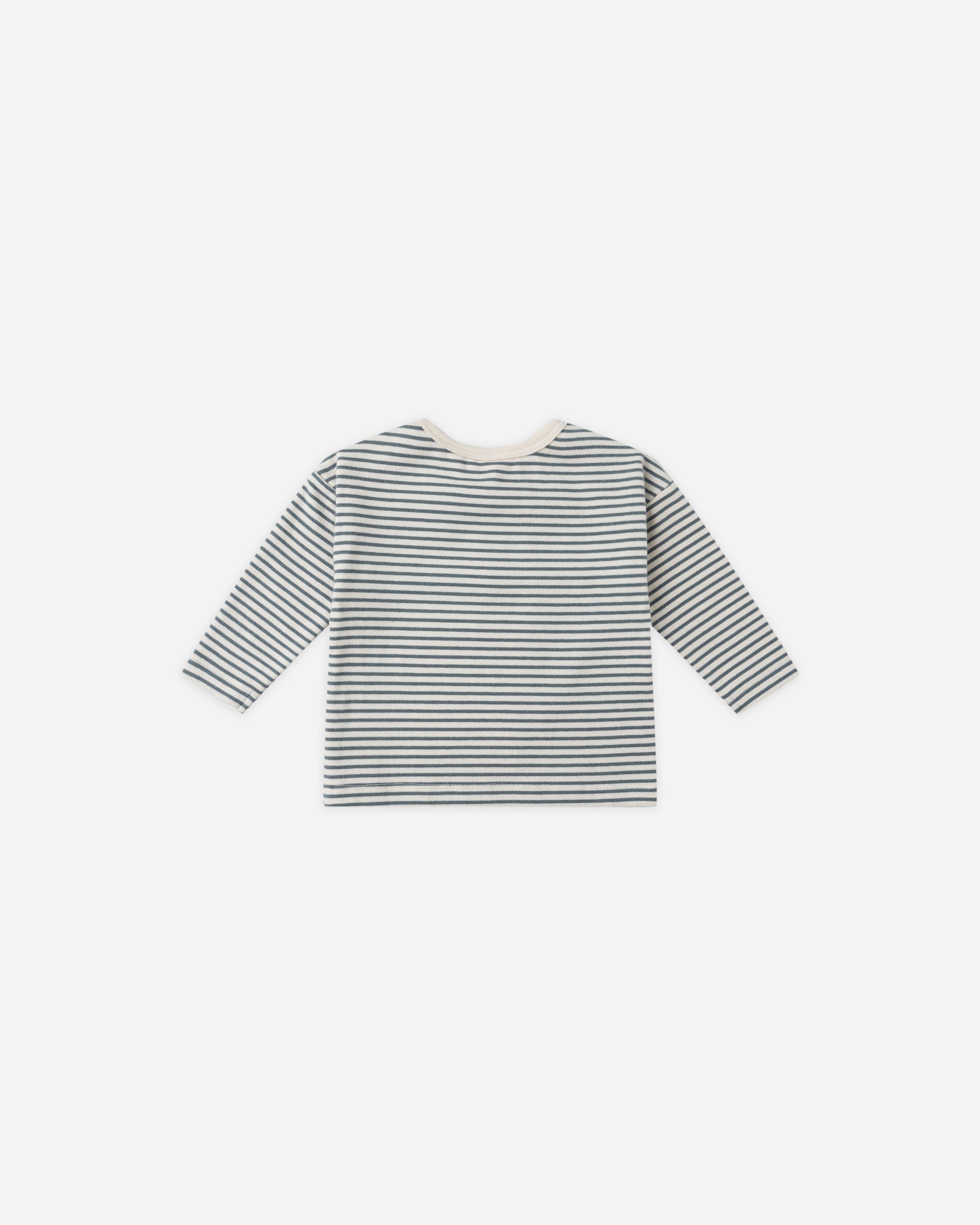 Rylee + Cru ライリーアンドクルー ベビー服 子供服  ロングスリーブティー　オーシャンマイクロストライプ