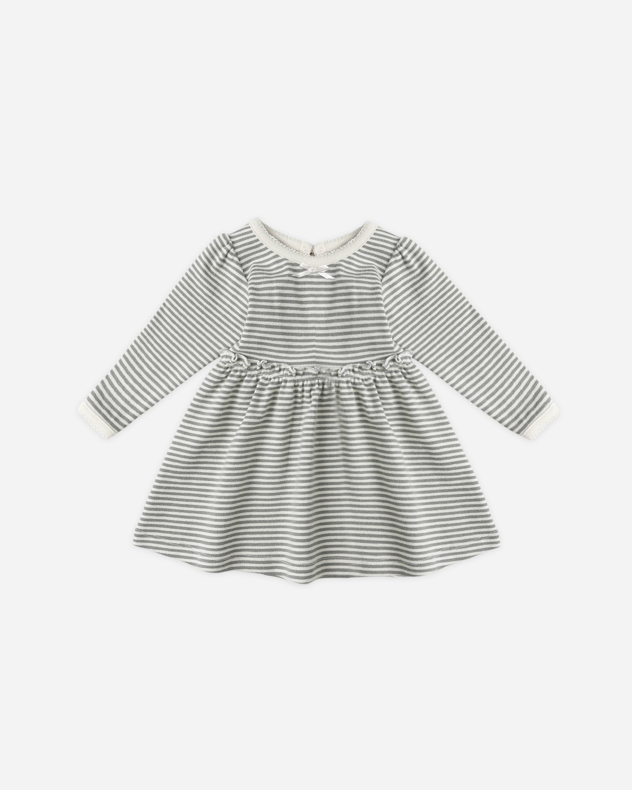 Alda Dress || Forest Stripe