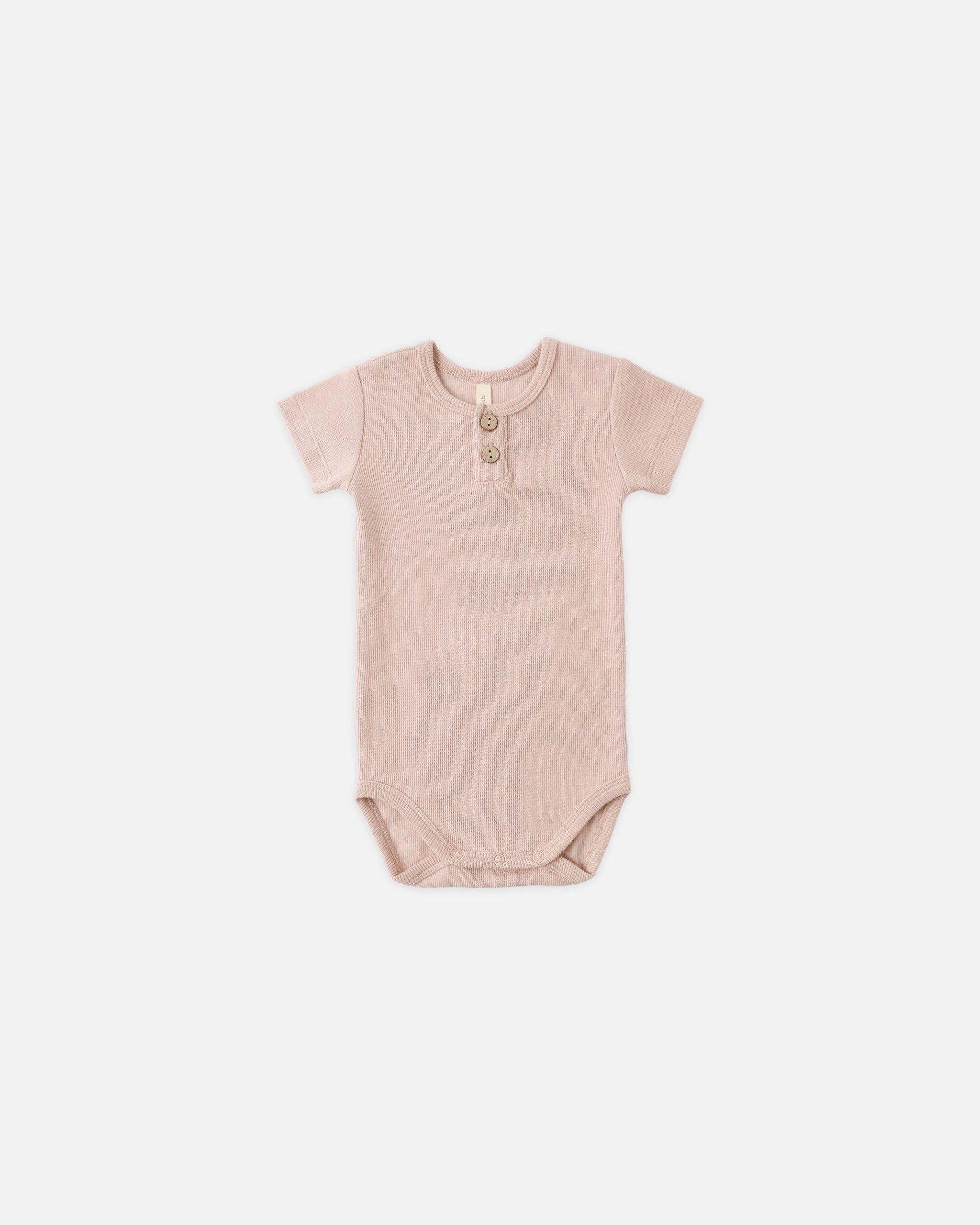 Rylee + Cru ライリーアンドクルー ベビー服 子供服 リブヘンリーボディスーツ　ブラッシュ