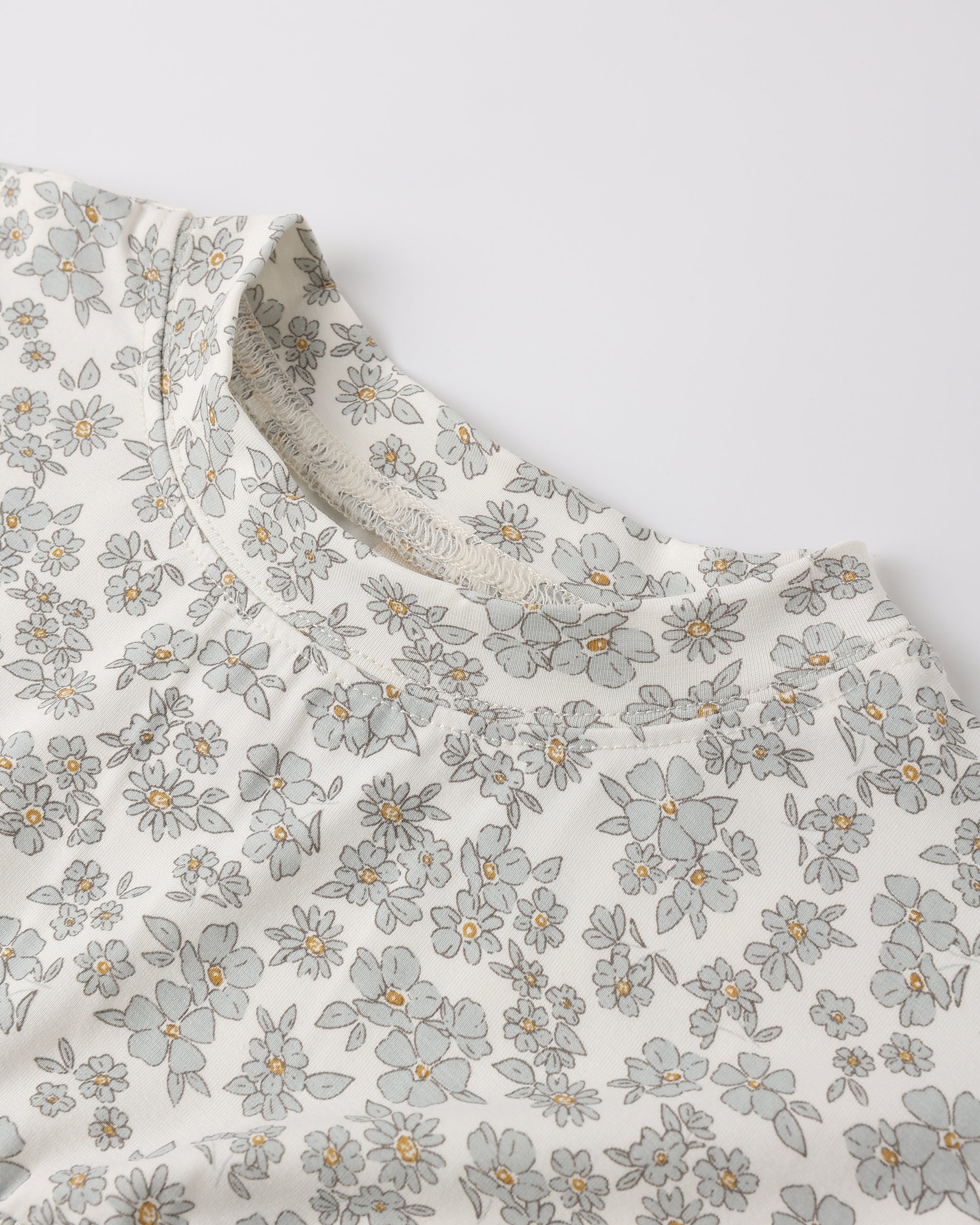 Rylee + Cru ライリーアンドクルー ベビー服 子供服 バンブーベビードールドレス　ブルーフローラル