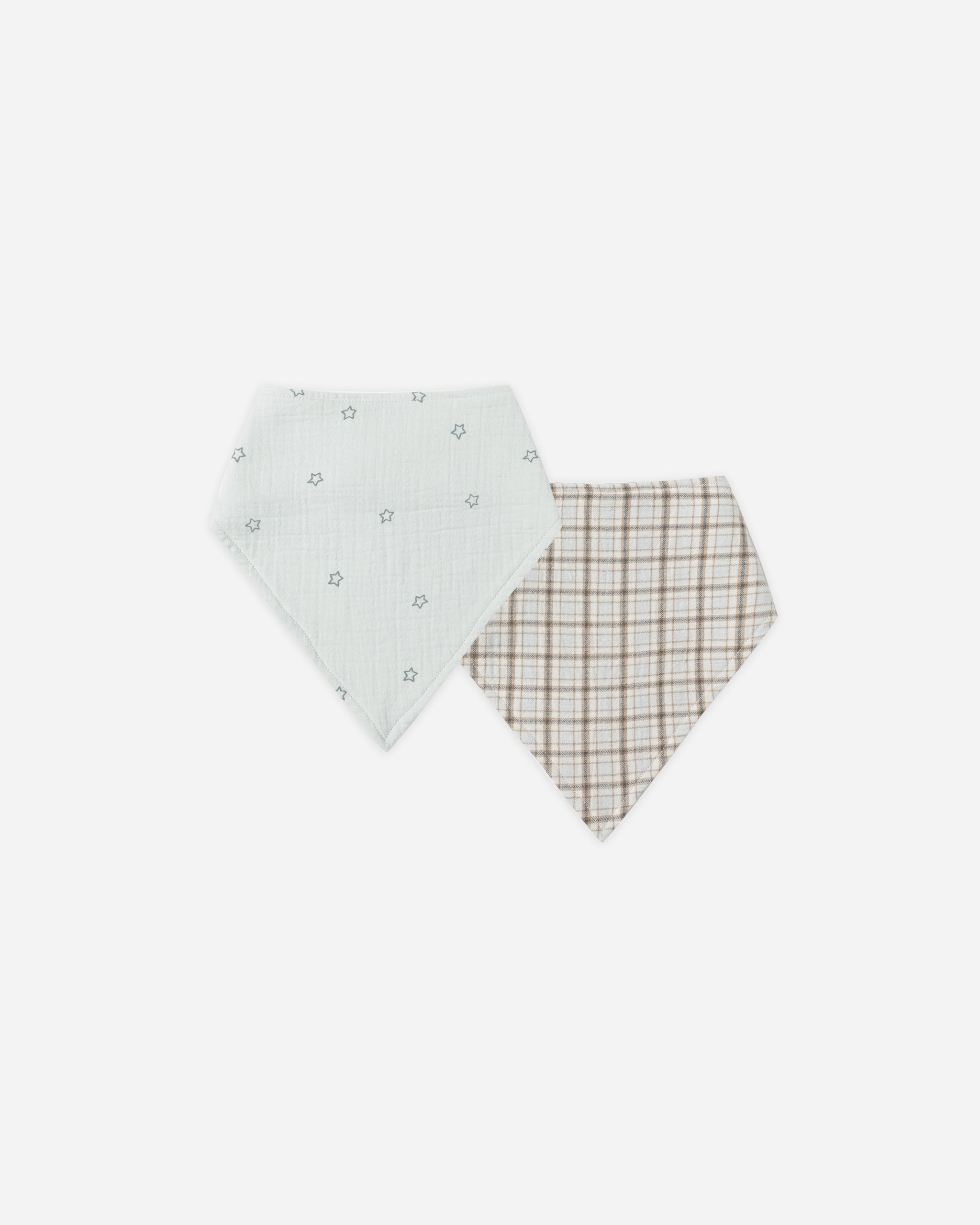Rylee + Cru ライリーアンドクルー ベビー服 子供服  バンダナスカーフ 2P　ブルー チェック　トゥインクル
