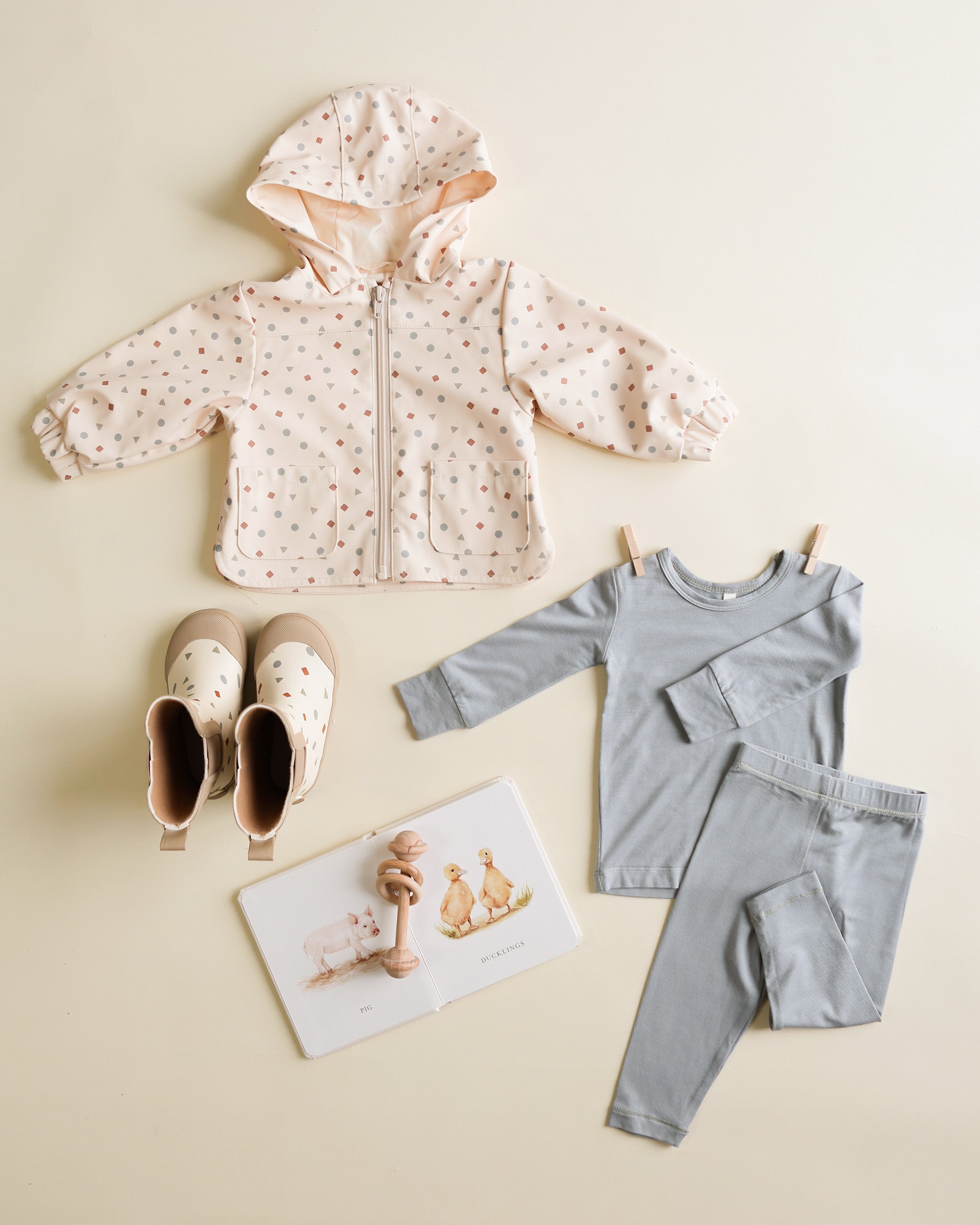Rylee + Cru ライリーアンドクルー ベビー服 子供服  レインコート　ジオ