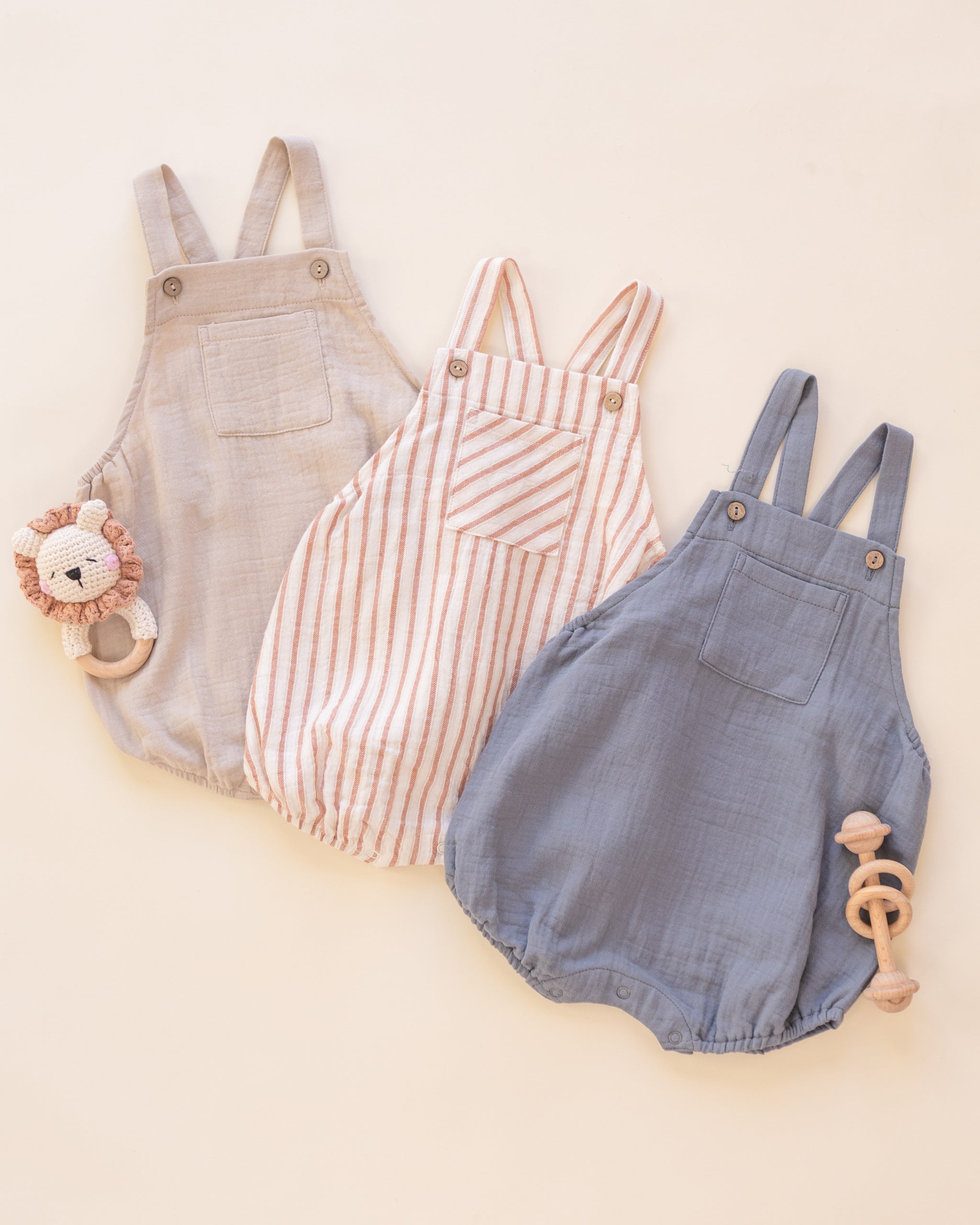 Rylee + Cru ライリーアンドクルー ベビー服 子供服 ヘイズ ロンパース　ヴィンテージ ストライプ