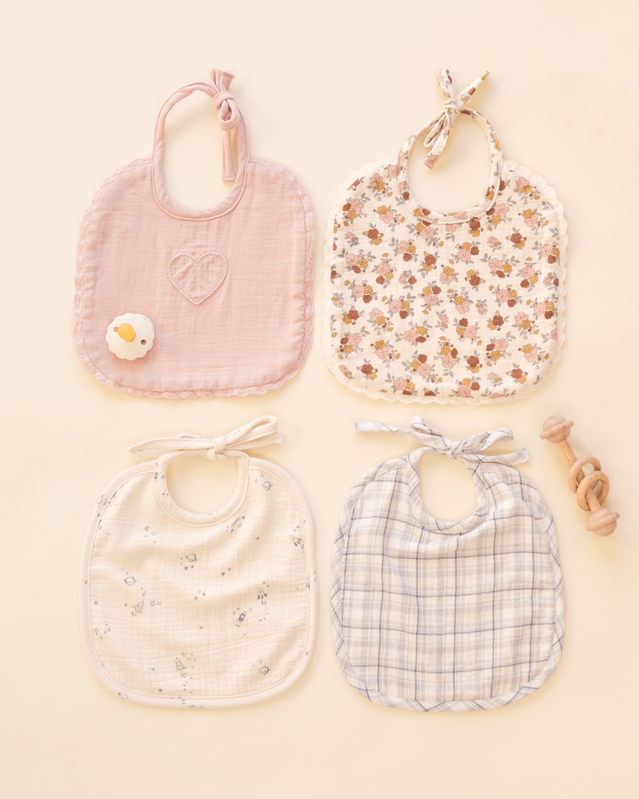 Rylee + Cru ライリーアンドクルー ベビー服 子供服 ウーブンタイビブ　ブルーム