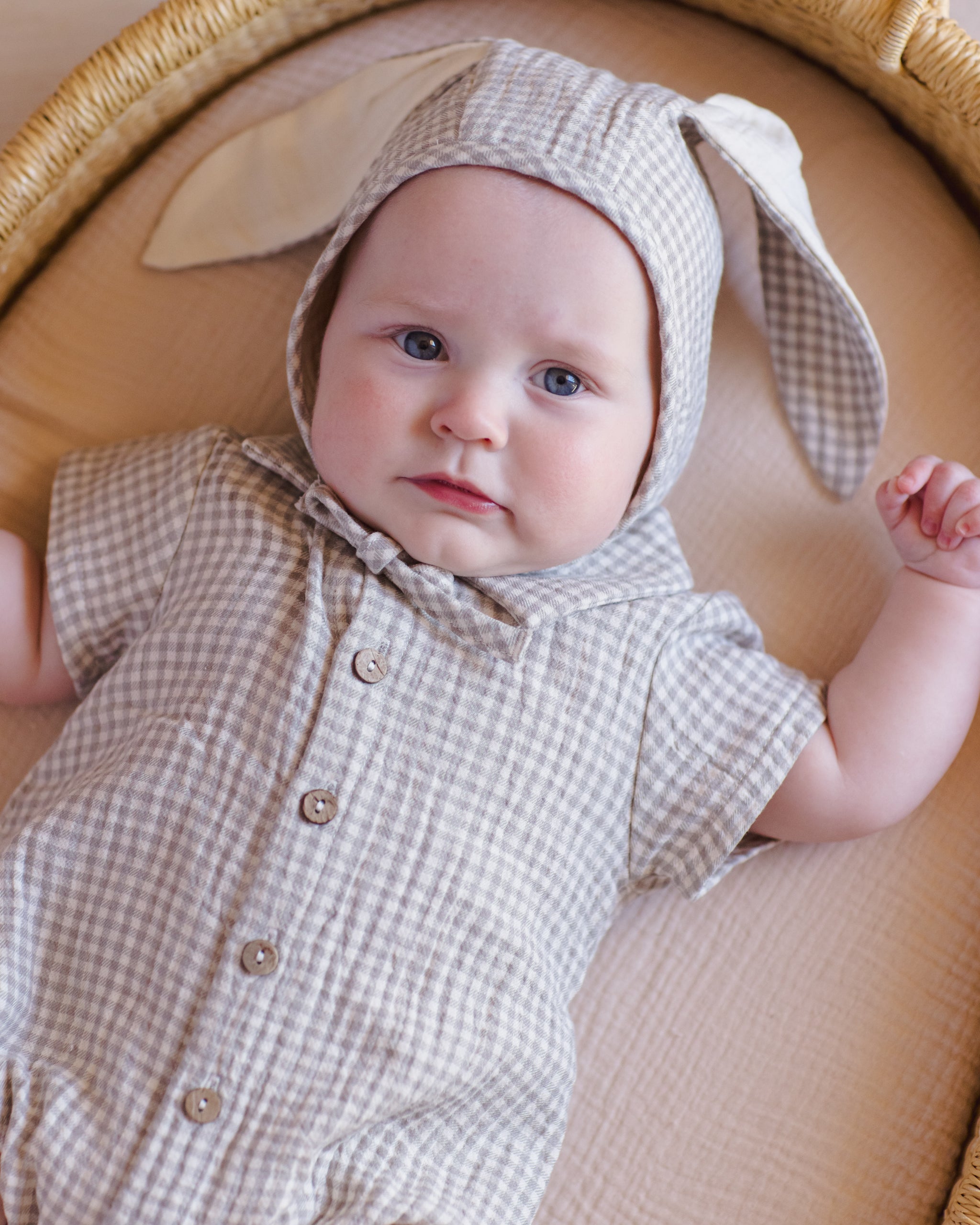 Matteo Romper Sage Gingham