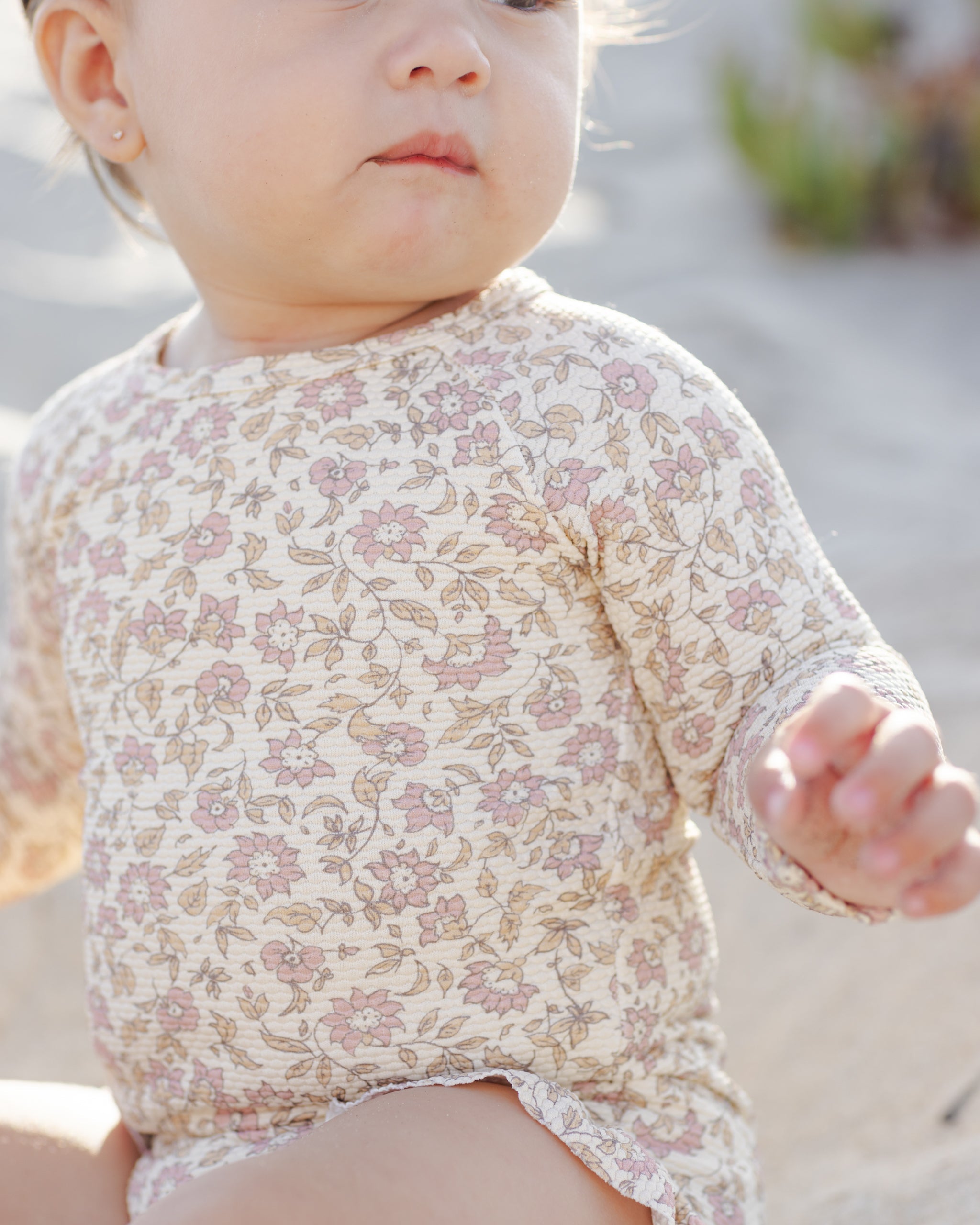 Rylee + Cru ライリーアンドクルー ベビー服 子供服 オリビア ラッシュガード ワンピース　ダリア