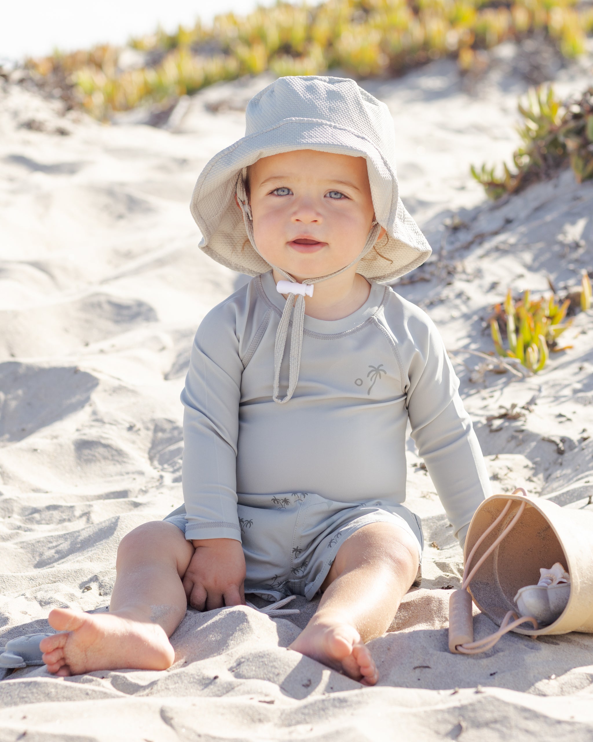 Rylee + Cru ライリーアンドクルー ベビー服 子供服 ラッシュガード　スカイ