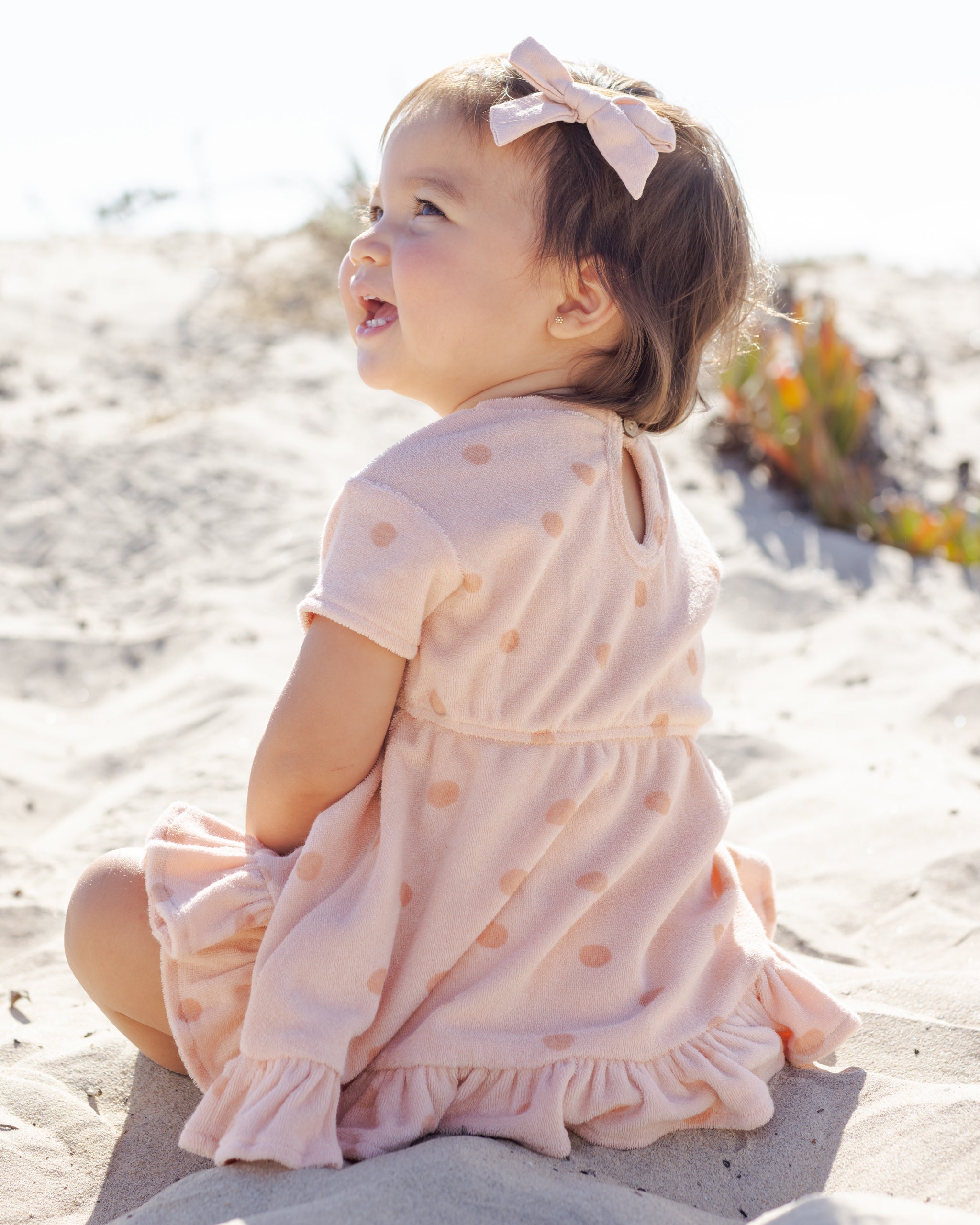 Terry Dress Polka Dot – Quincy Mae