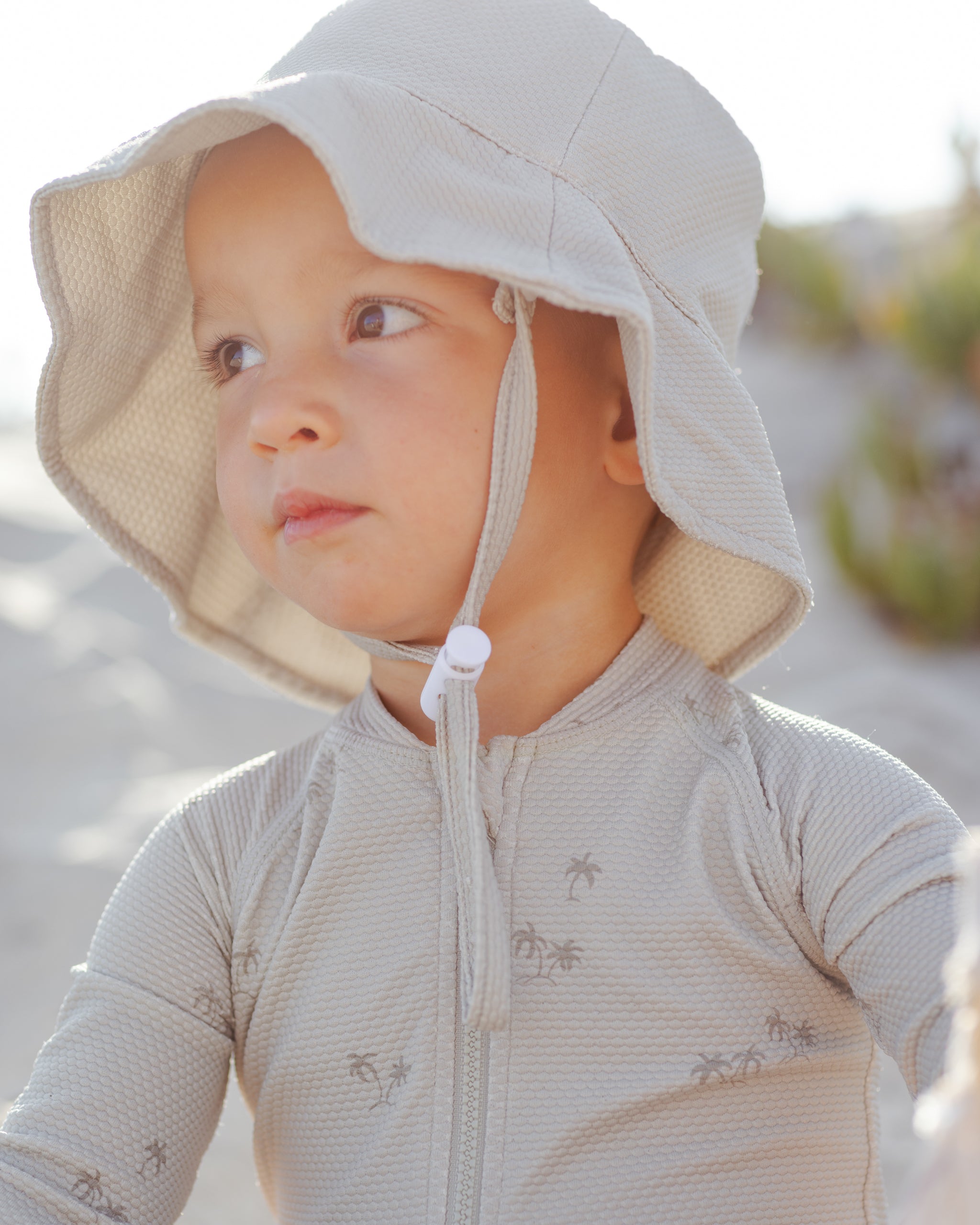 Rylee + Cru ライリーアンドクルー ベビー服 子供服 ロングスリーブワンピースラッシュガード　パーム