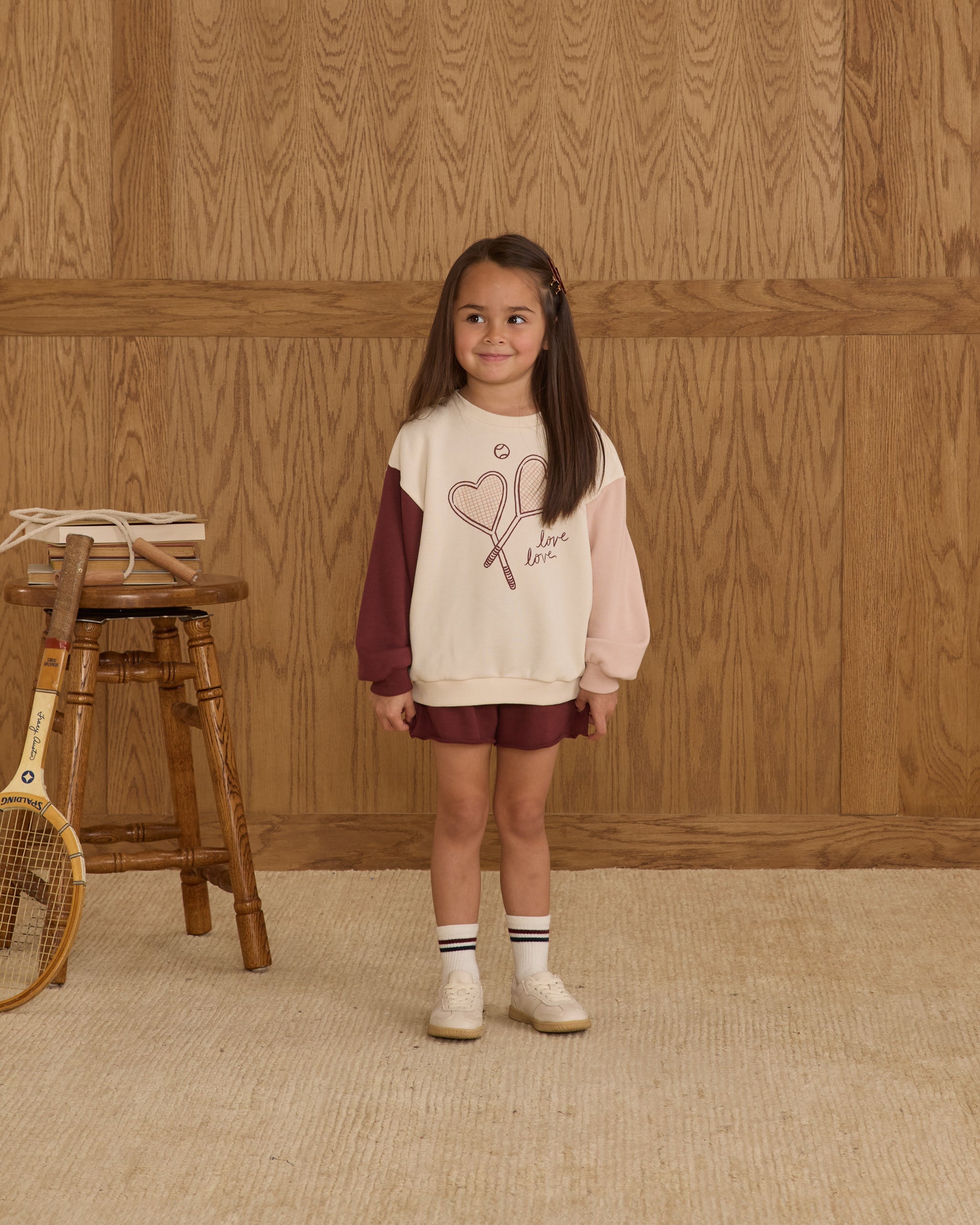Rylee + Cru ライリーアンドクルー ベビー服 子供服  ストライプソックス 2P パック　アイボリー　ネイビー