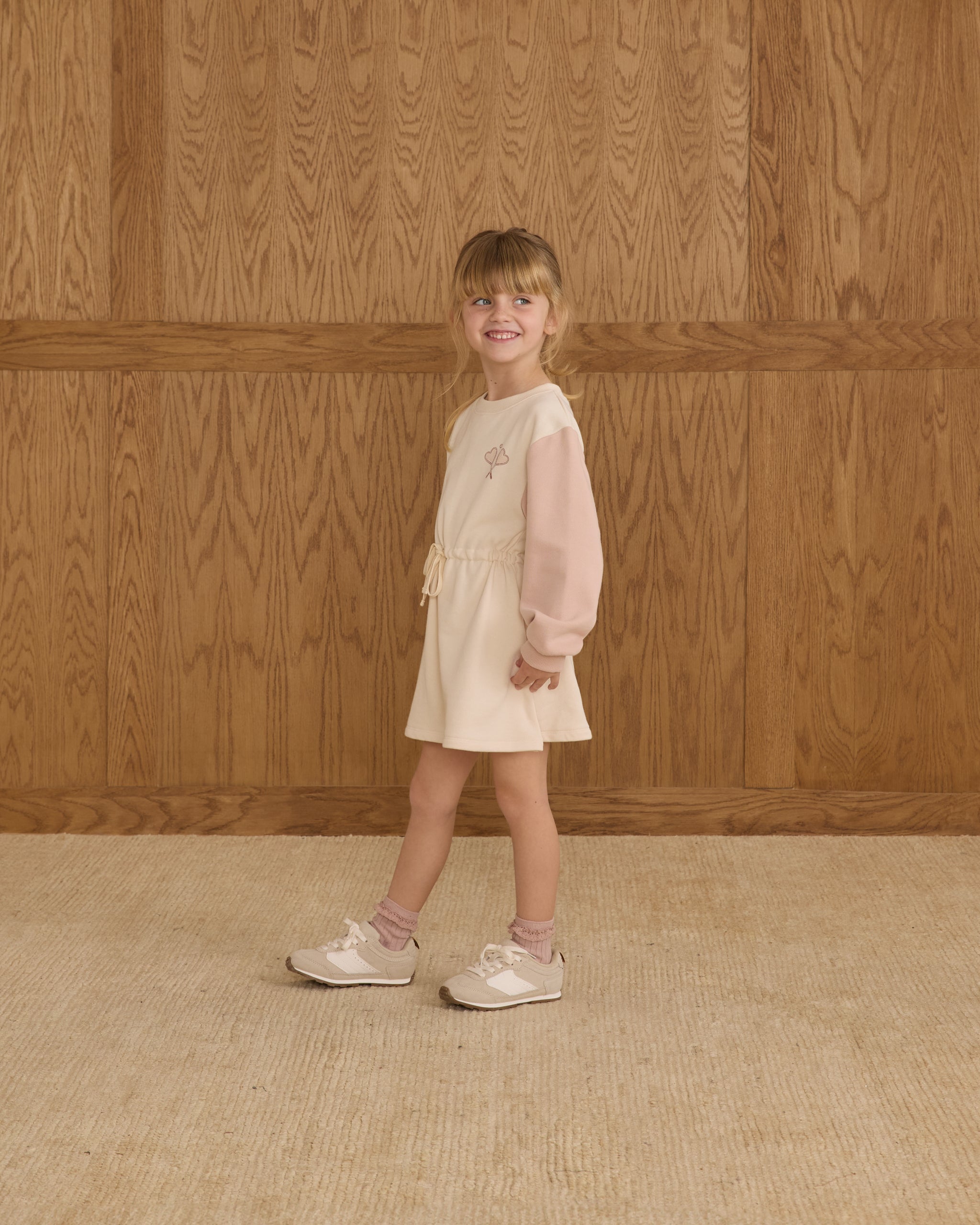 Rylee + Cru ライリーアンドクルー ベビー服 子供服  レーストリムソックス 2P パック　ブラッシュ　アイボリー
