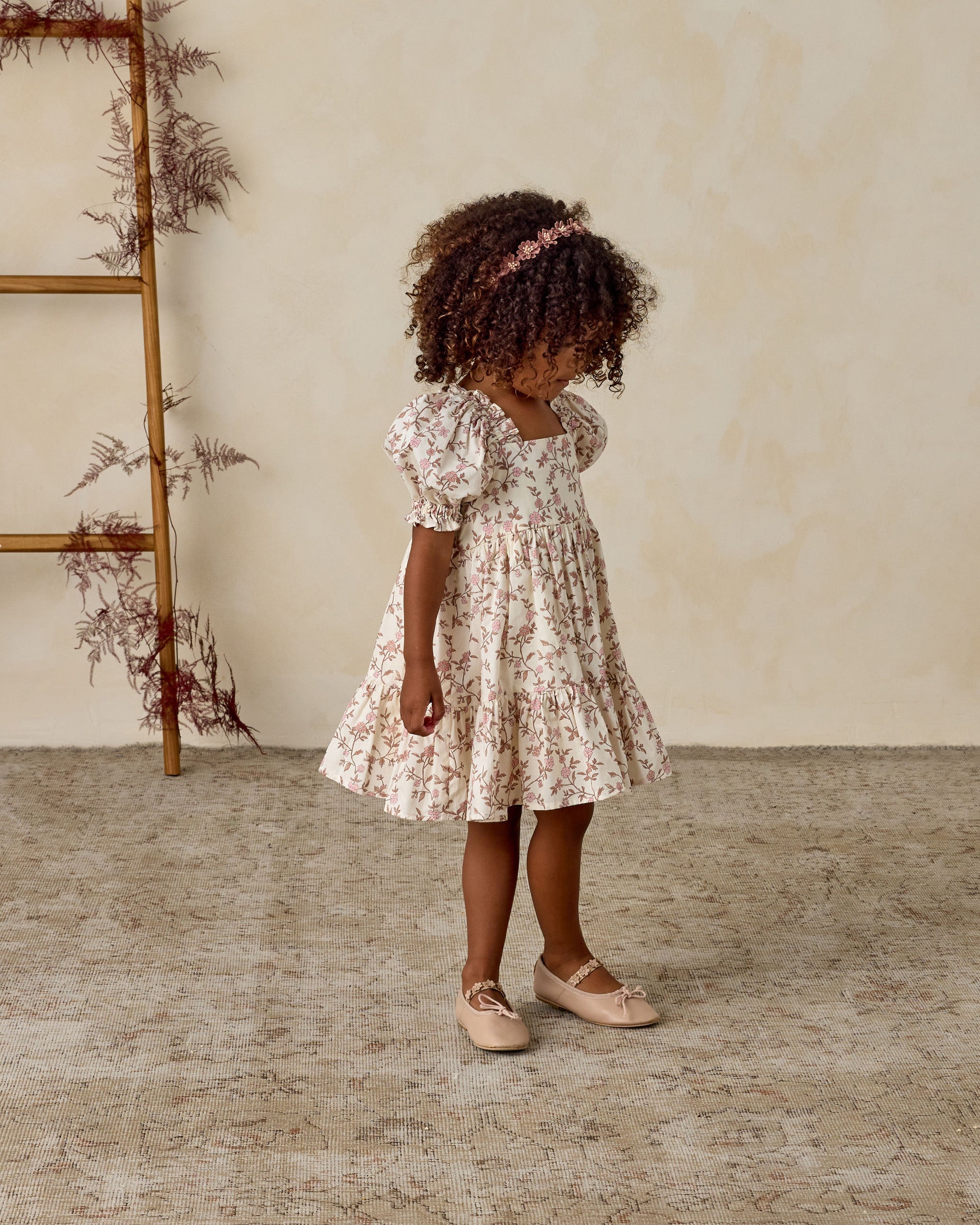 Rylee + Cru ライリーアンドクルー ベビー服 子供服  フローラルヘッドバンド　ラズベリー