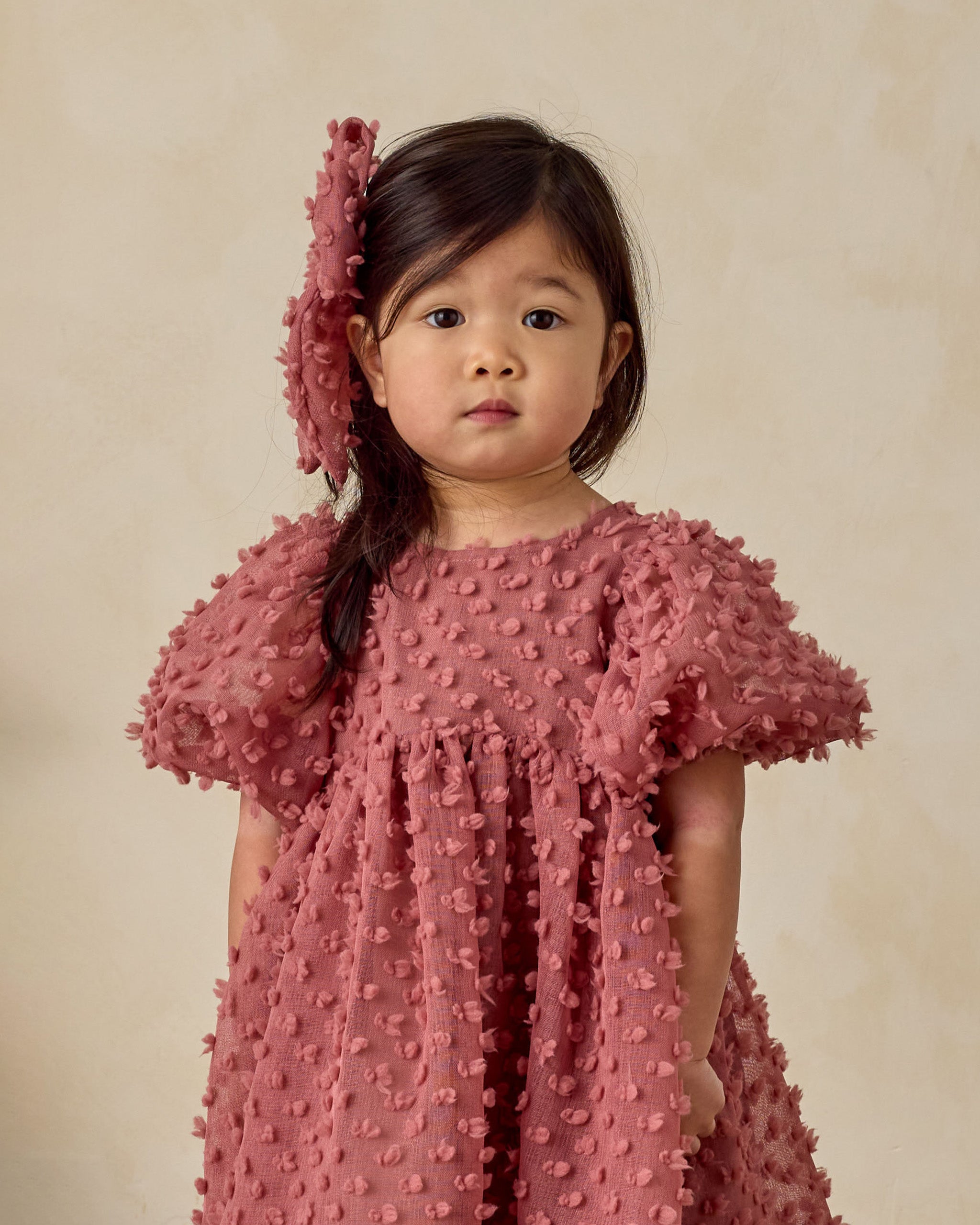 Rylee + Cru ライリーアンドクルー ベビー服 子供服  ルナドレス　ラズベリー