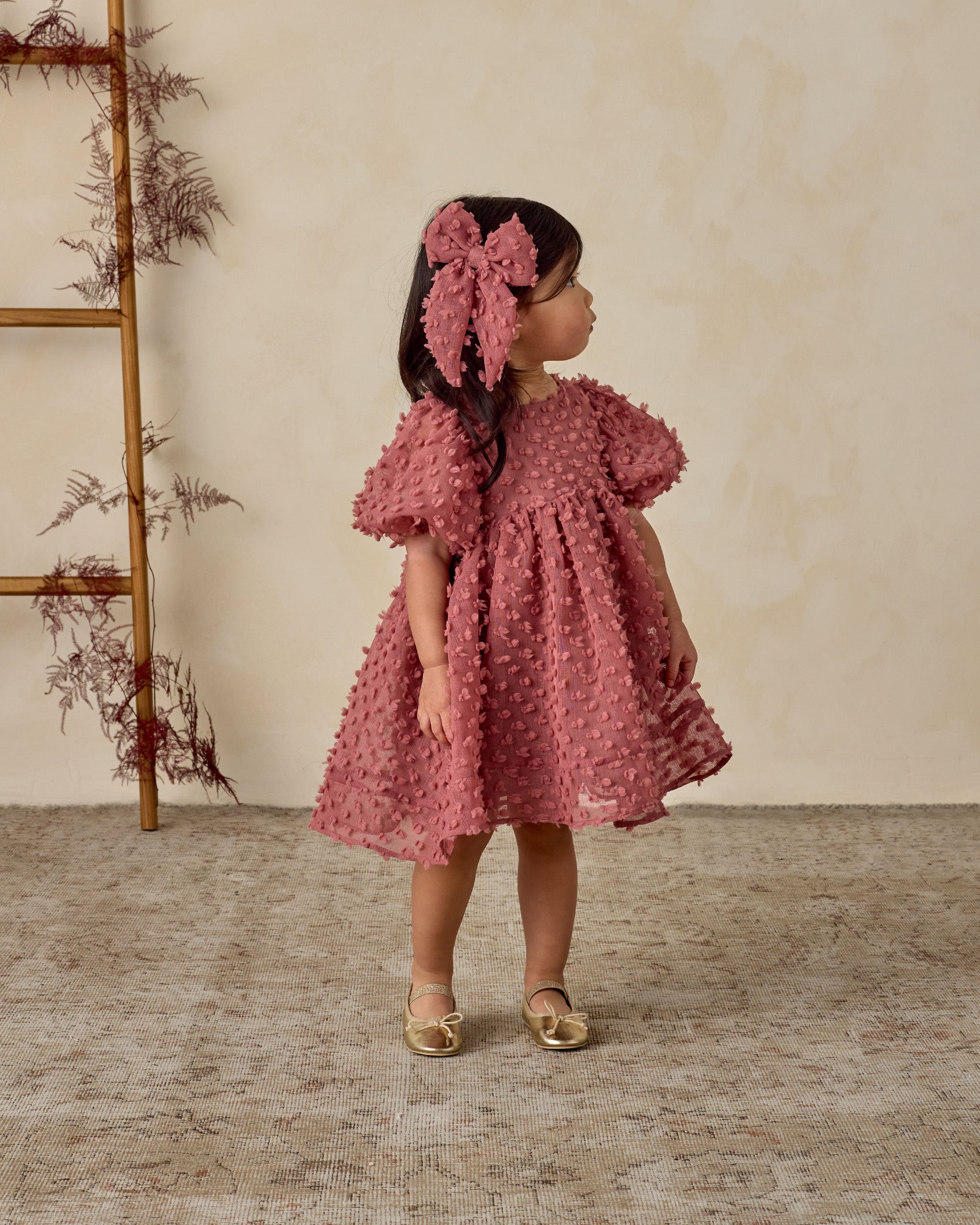 Rylee + Cru ライリーアンドクルー ベビー服 子供服  エヴァリーボウ　ラズベリー