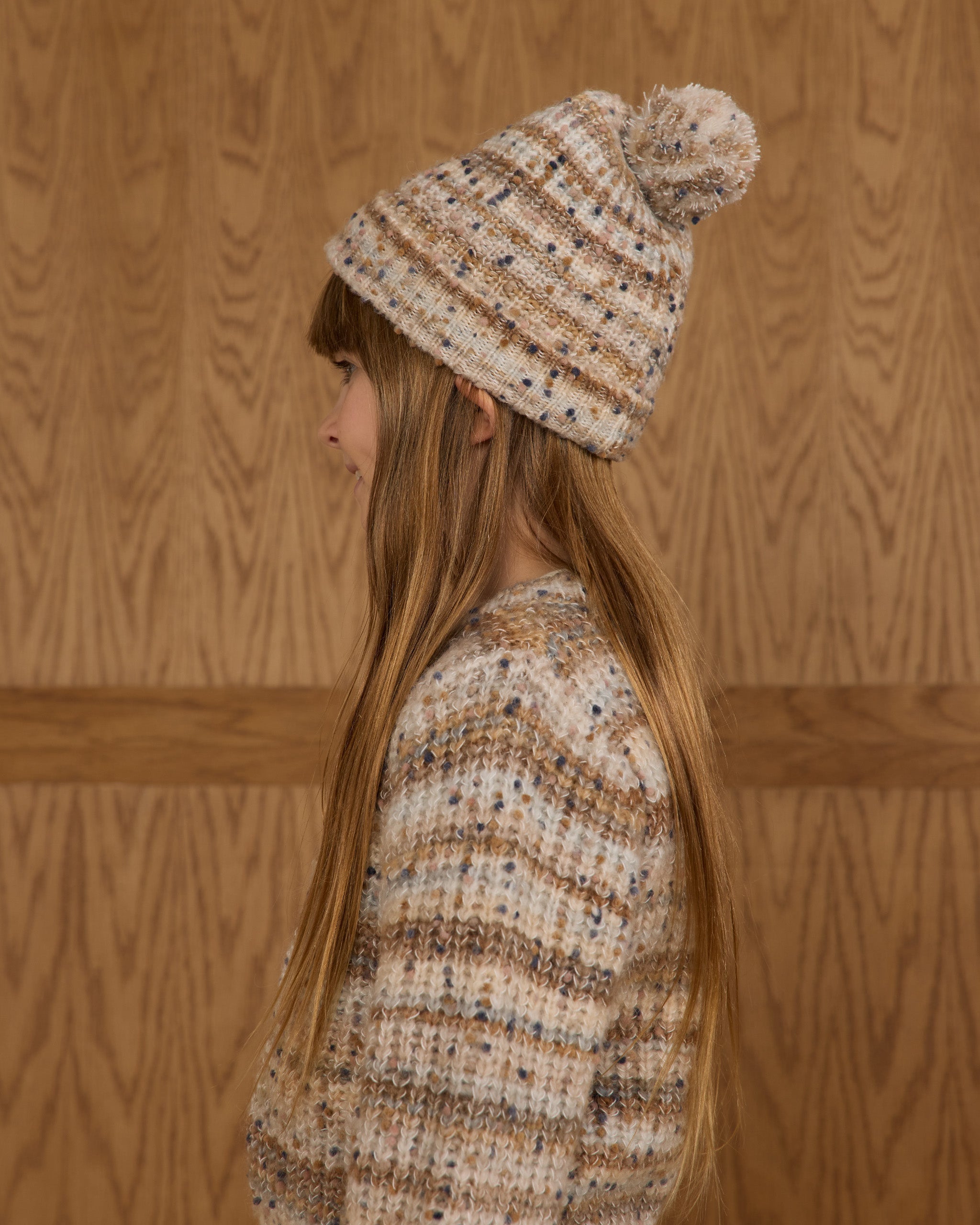 Rylee + Cru ライリーアンドクルー ベビー服 子供服  シャイアン カーディガン　ストーン マルチストライプ