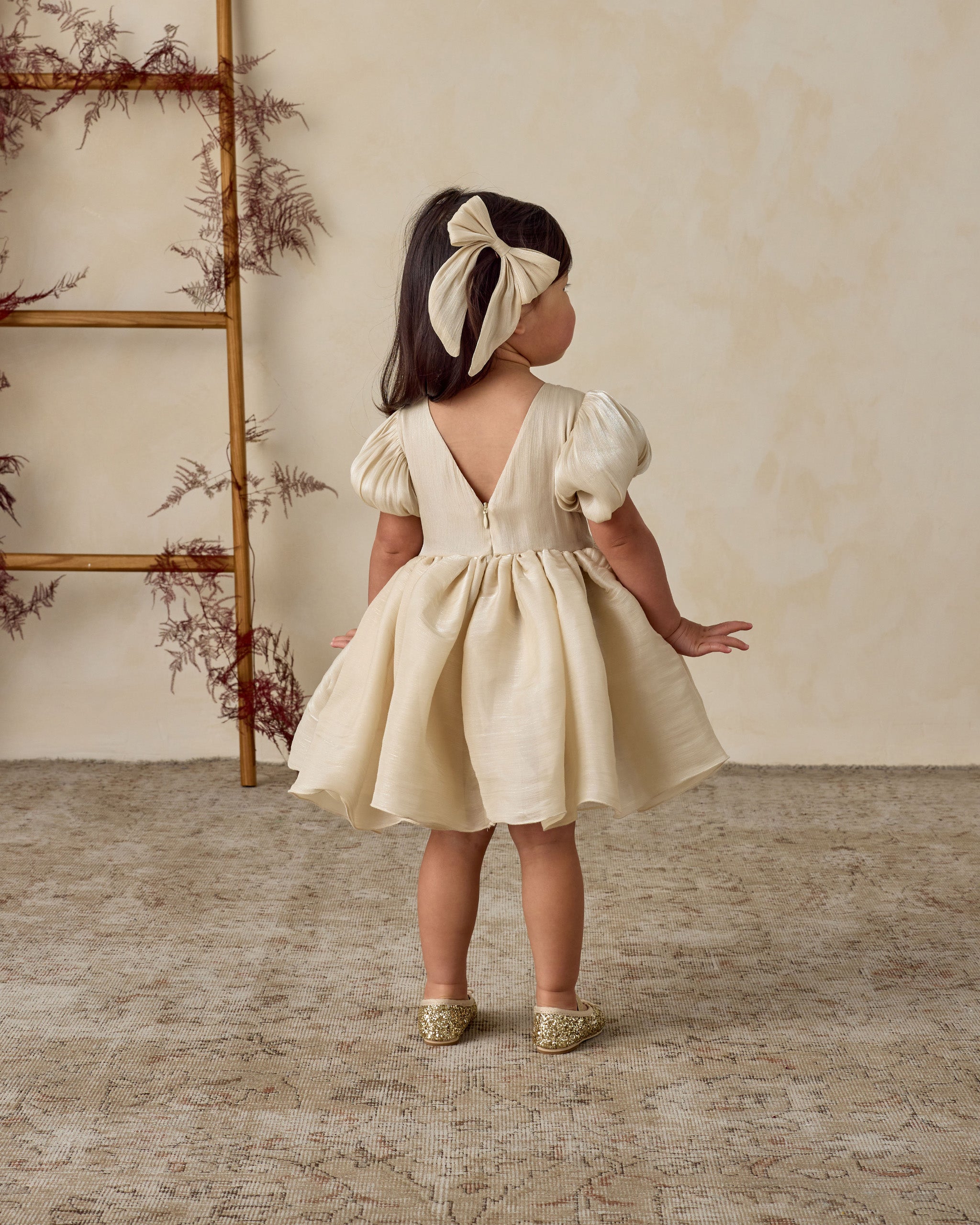 Rylee + Cru ライリーアンドクルー ベビー服 子供服  ソフィア ドレス　エクリュ
