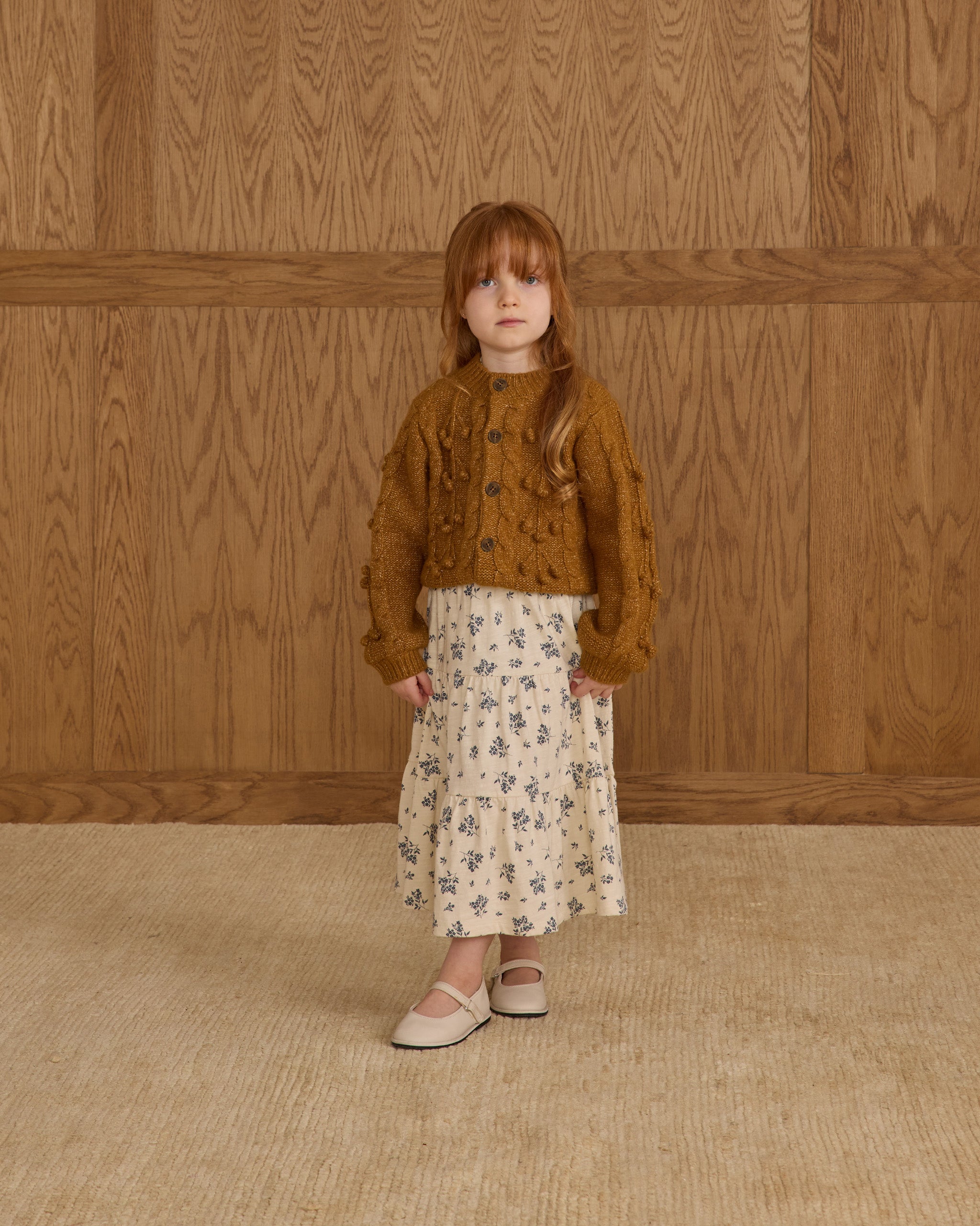 Rylee + Cru ライリーアンドクルー ベビー服 子供服  ボブルカーディガン　ゴールデン
