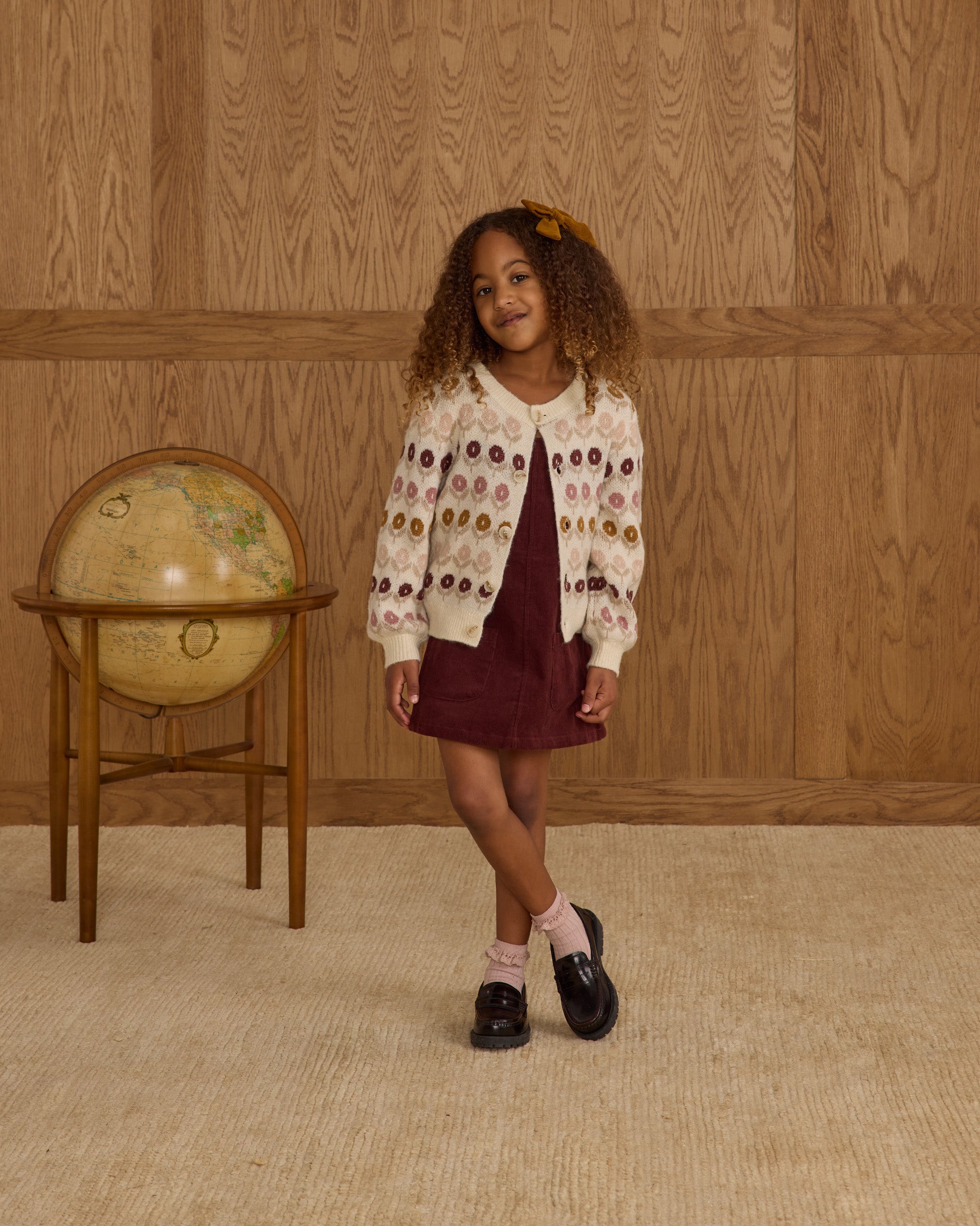 Rylee + Cru ライリーアンドクルー ベビー服 子供服  レーストリムソックス 2P パック　ブラッシュ　アイボリー