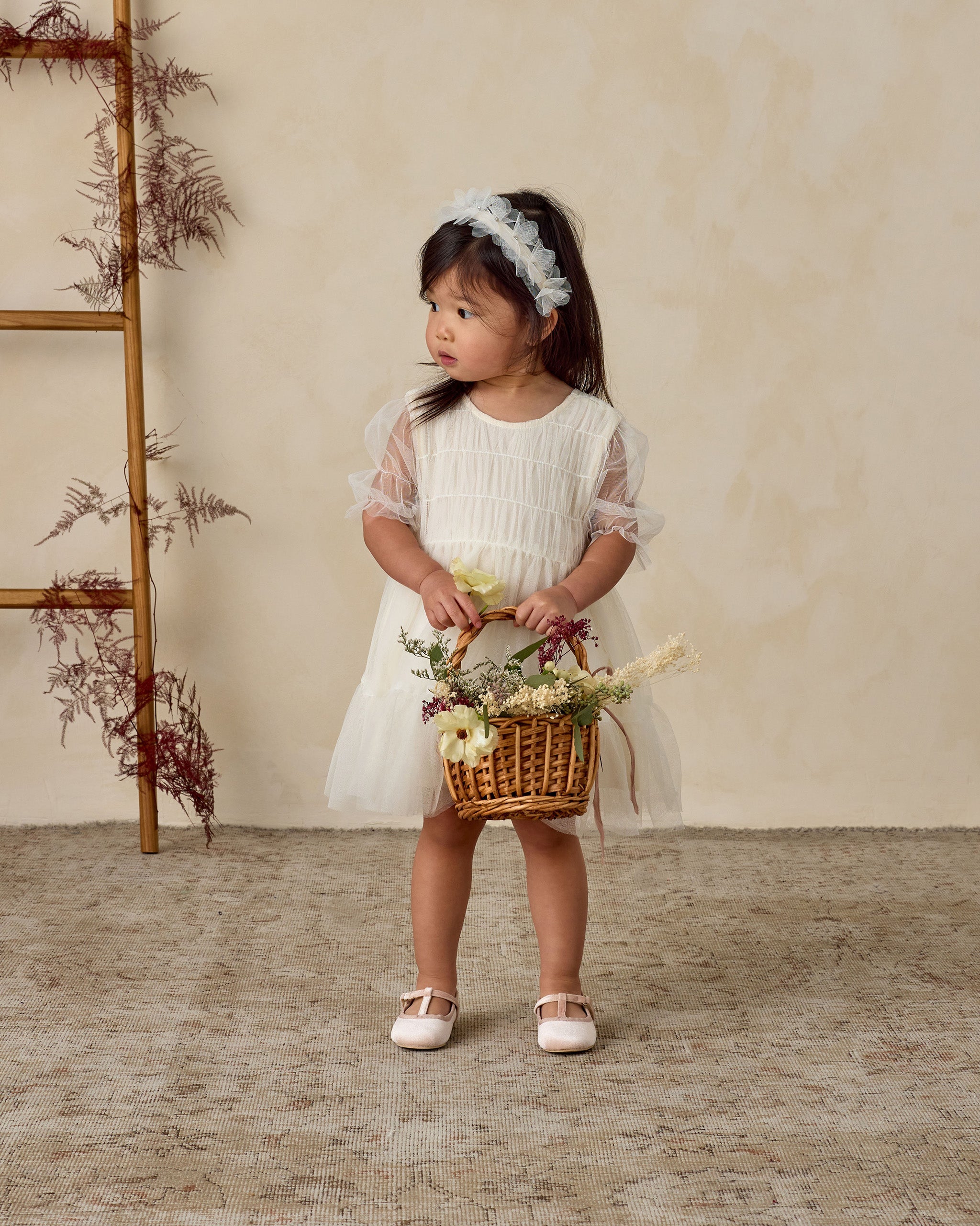 Rylee + Cru ライリーアンドクルー ベビー服 子供服  ピクシーヘッドバンド　アイボリー