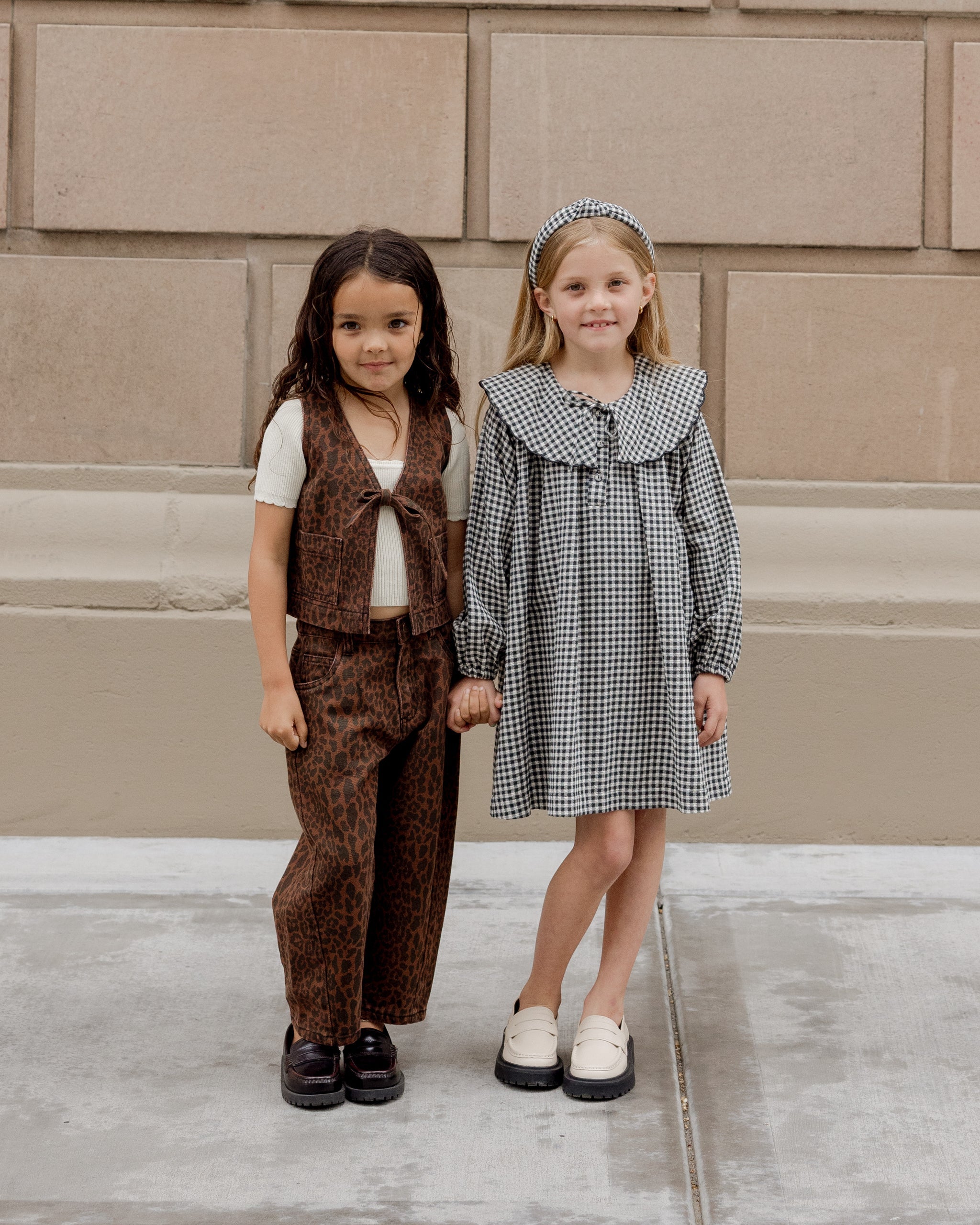 Rylee + Cru ライリーアンドクルー ベビー服 子供服  ユーティリティベスト　レオパード