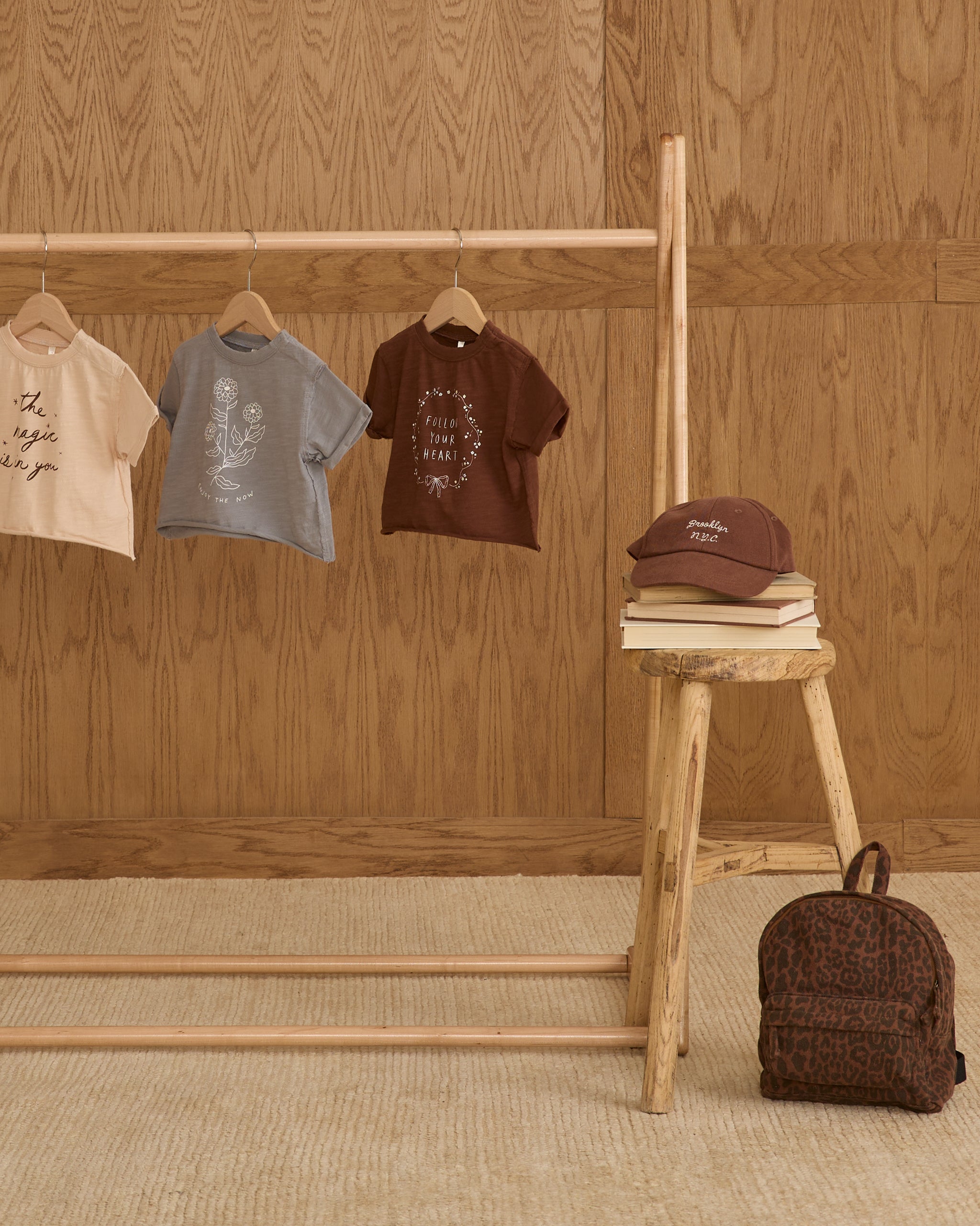 Rylee + Cru ライリーアンドクルー ベビー服 子供服  ミニバックパック　レオパード