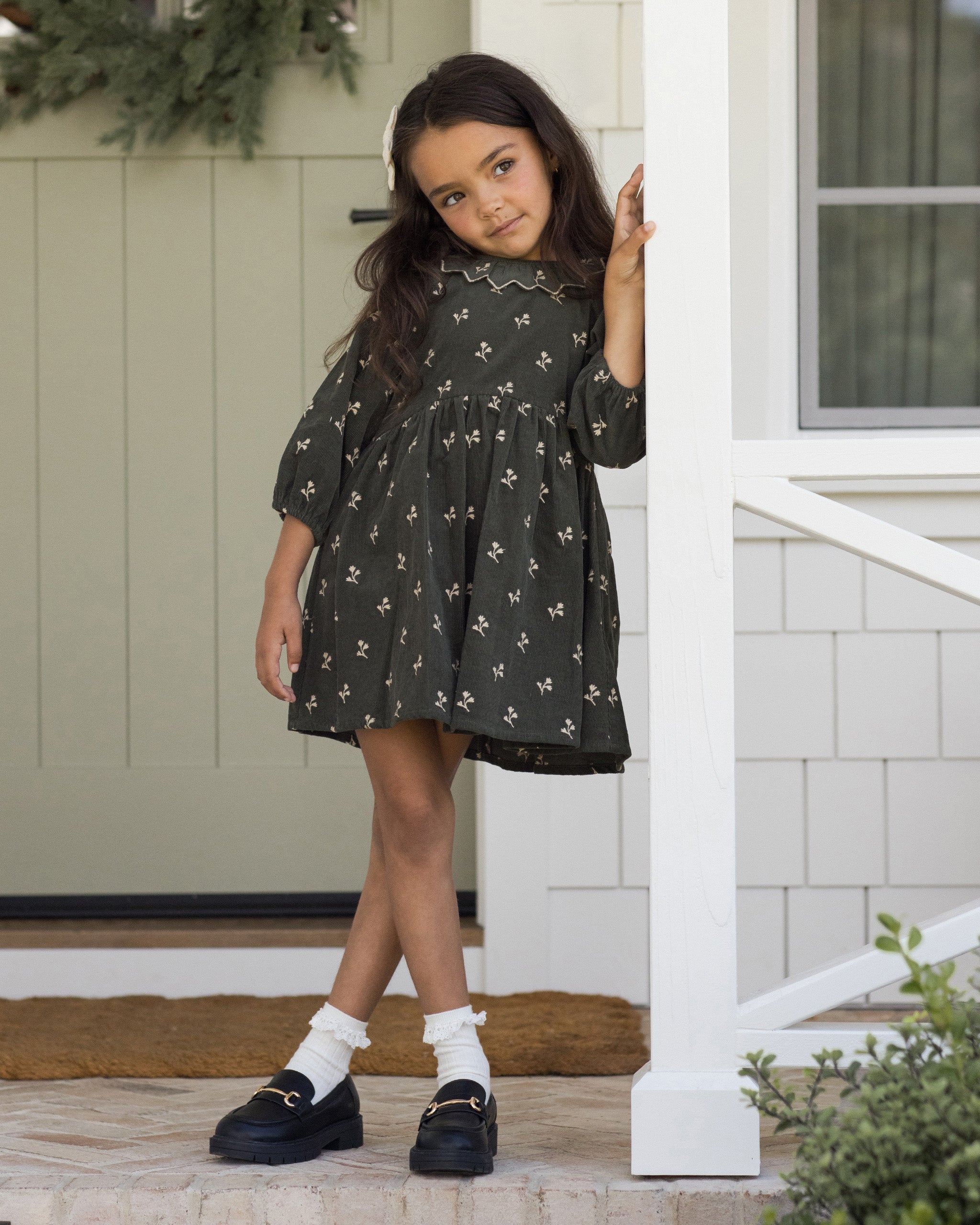 Rylee + Cru ライリーアンドクルー ベビー服 子供服  フレイヤドレス　ブロッサムエンブロイダリー