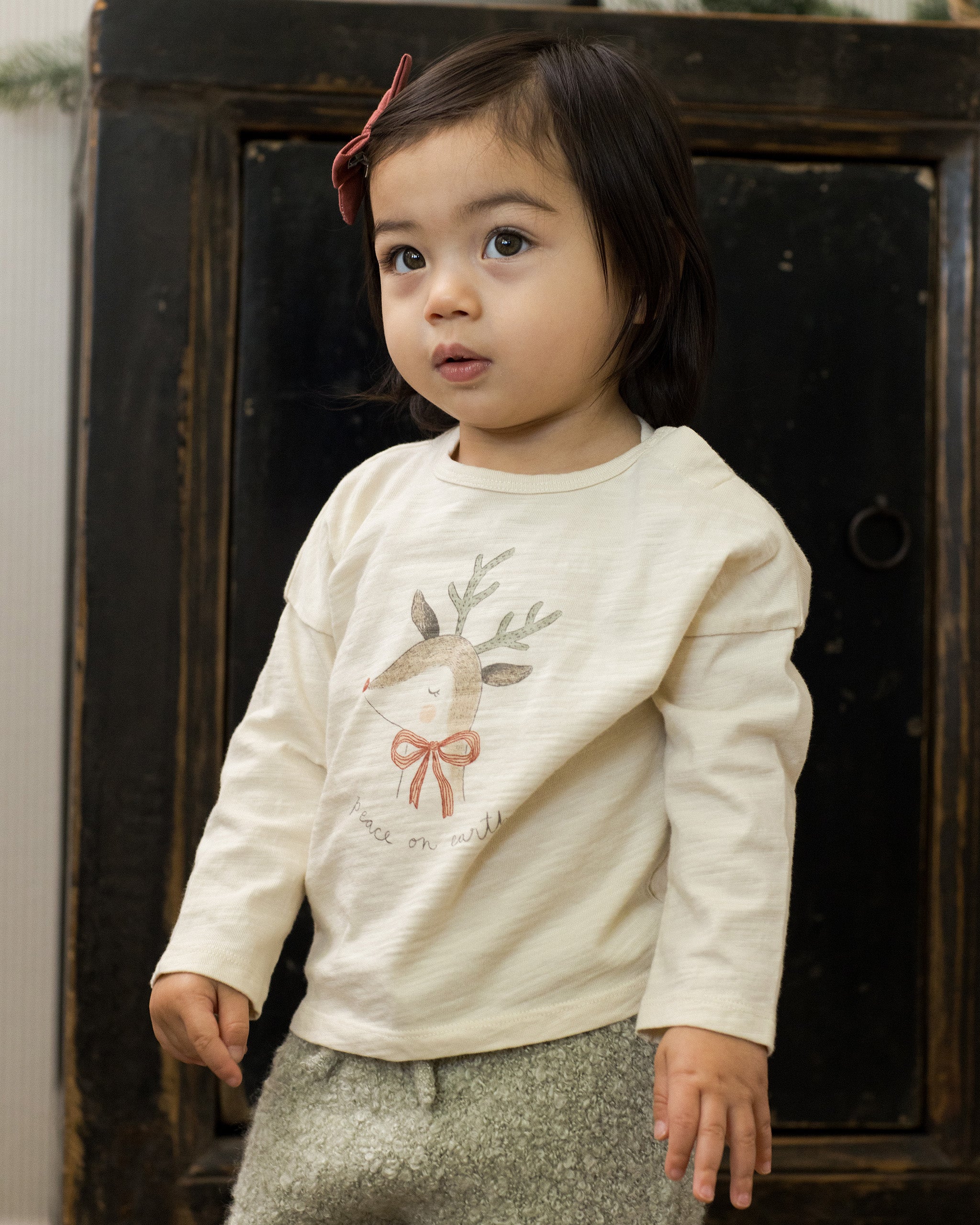 Rylee + Cru ライリーアンドクルー ベビー服 子供服  ロングスリーブティー　ピースオンアース