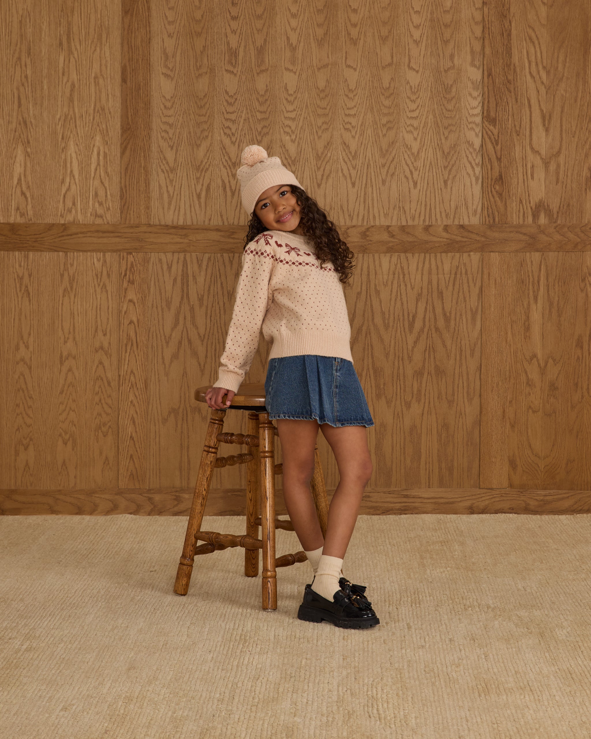 Rylee + Cru ライリーアンドクルー ベビー服 子供服  フェアアイルセーター　ボウ