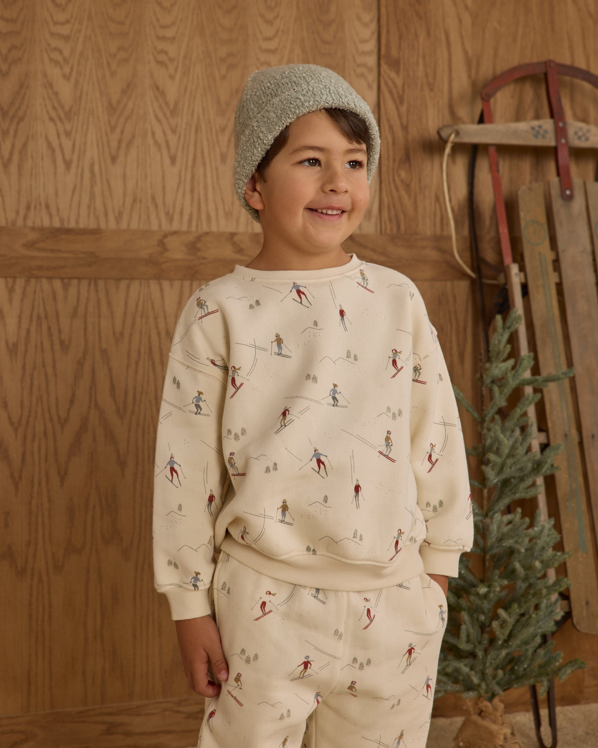 Rylee + Cru ライリーアンドクルー ベビー服 子供服  リラックススウェットシャツ　スキーヤー