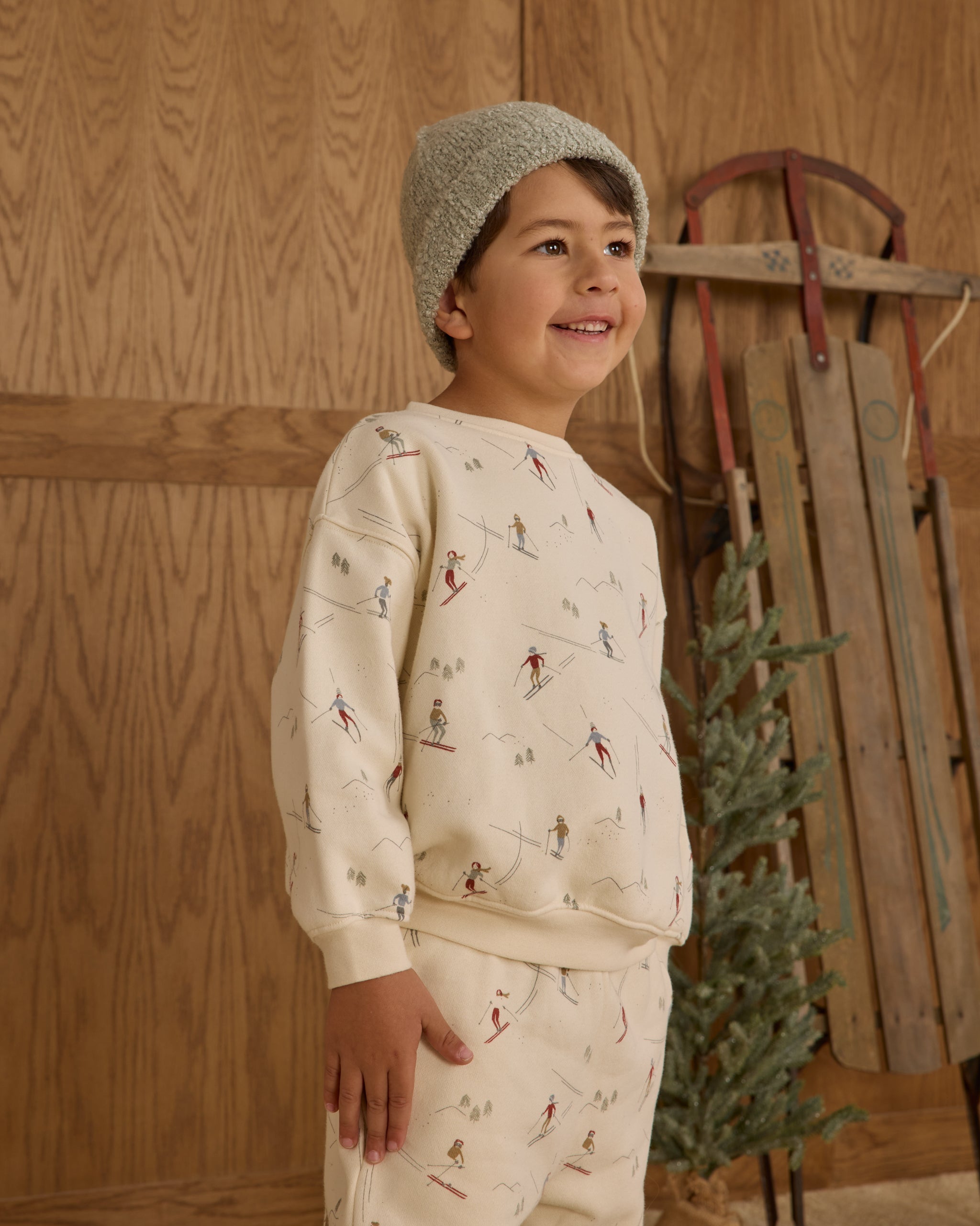 Rylee + Cru ライリーアンドクルー ベビー服 子供服  リラックススウェットシャツ　スキーヤー