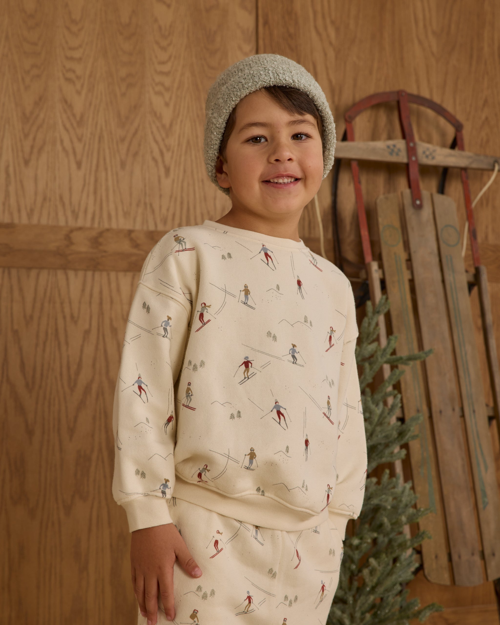 Rylee + Cru ライリーアンドクルー ベビー服 子供服  リラックススウェットシャツ　スキーヤー