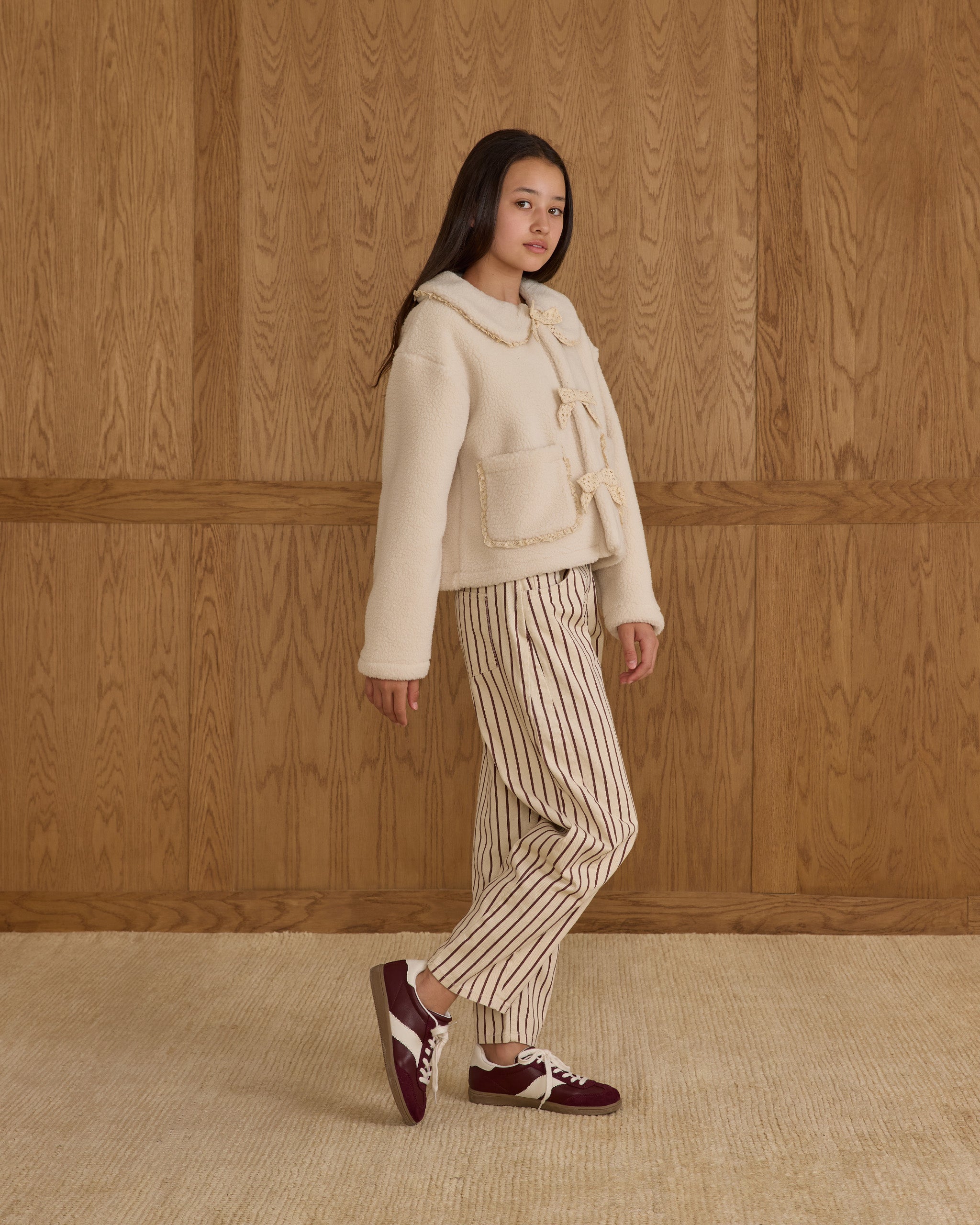 Rylee + Cru ライリーアンドクルー ベビー服 子供服  シアリングカラーコート　ナチュラル