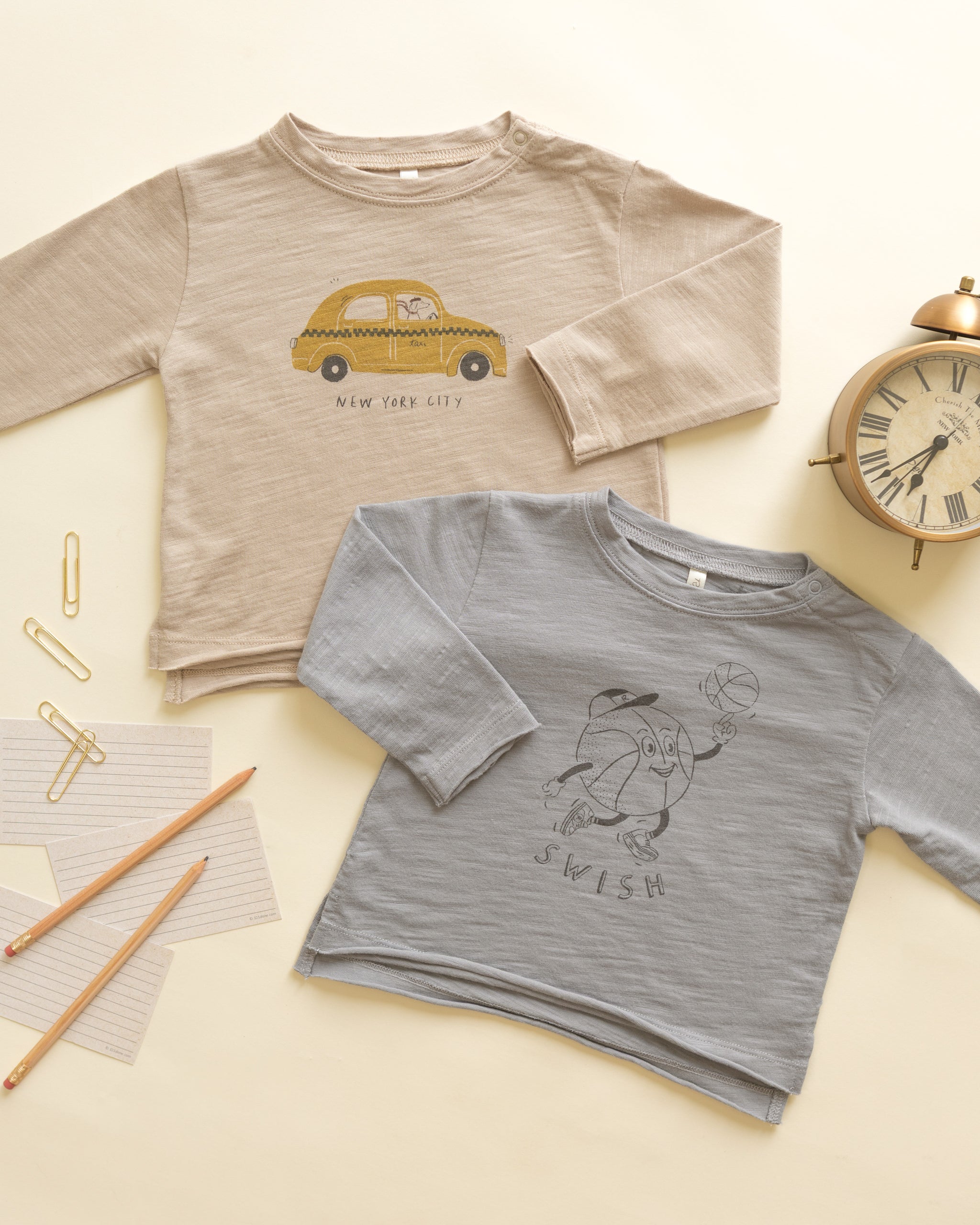 Raw Edge Long Sleeve Tee || Taxi – Rylee + Cru Japan